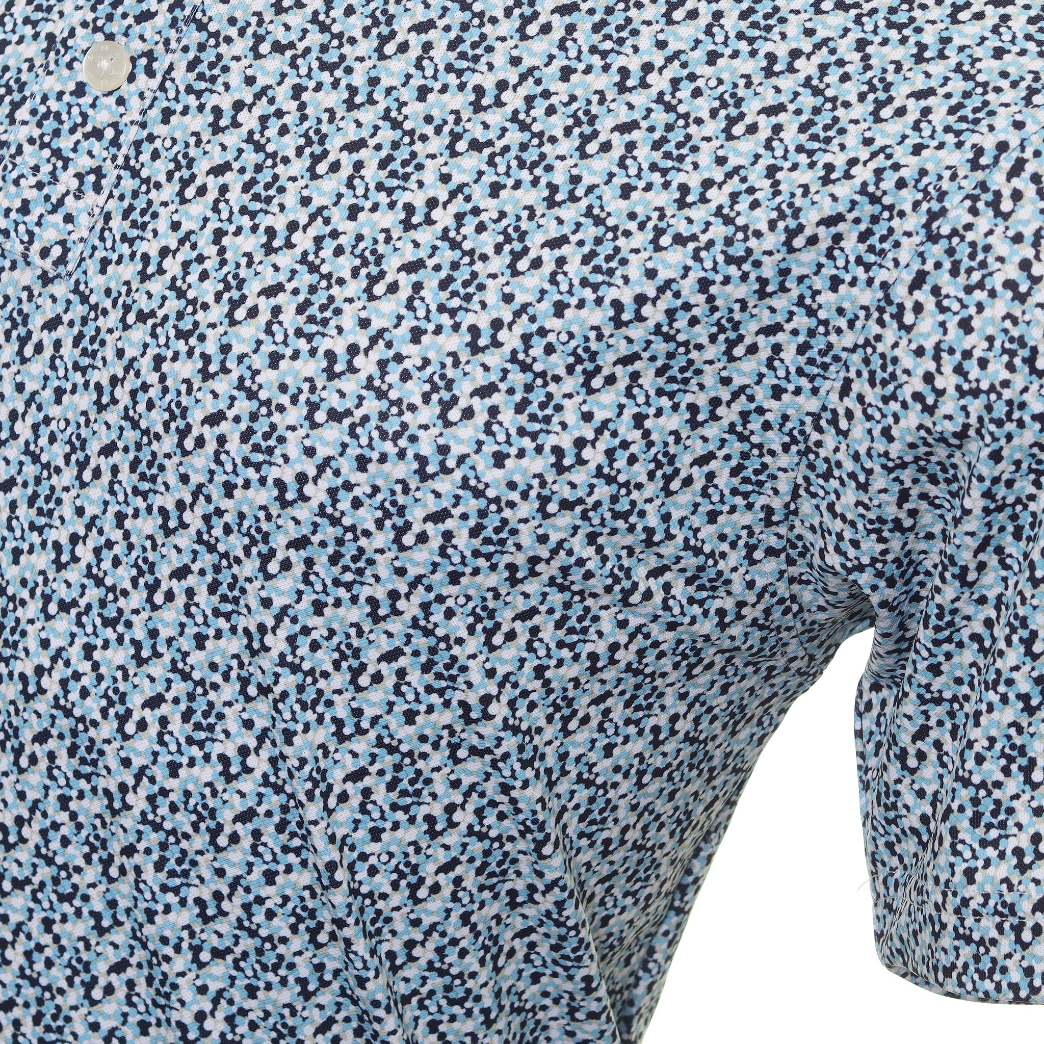 FootJoy Confetti Print Pique Golf Shirt 80088 True Blue | Function18 ...