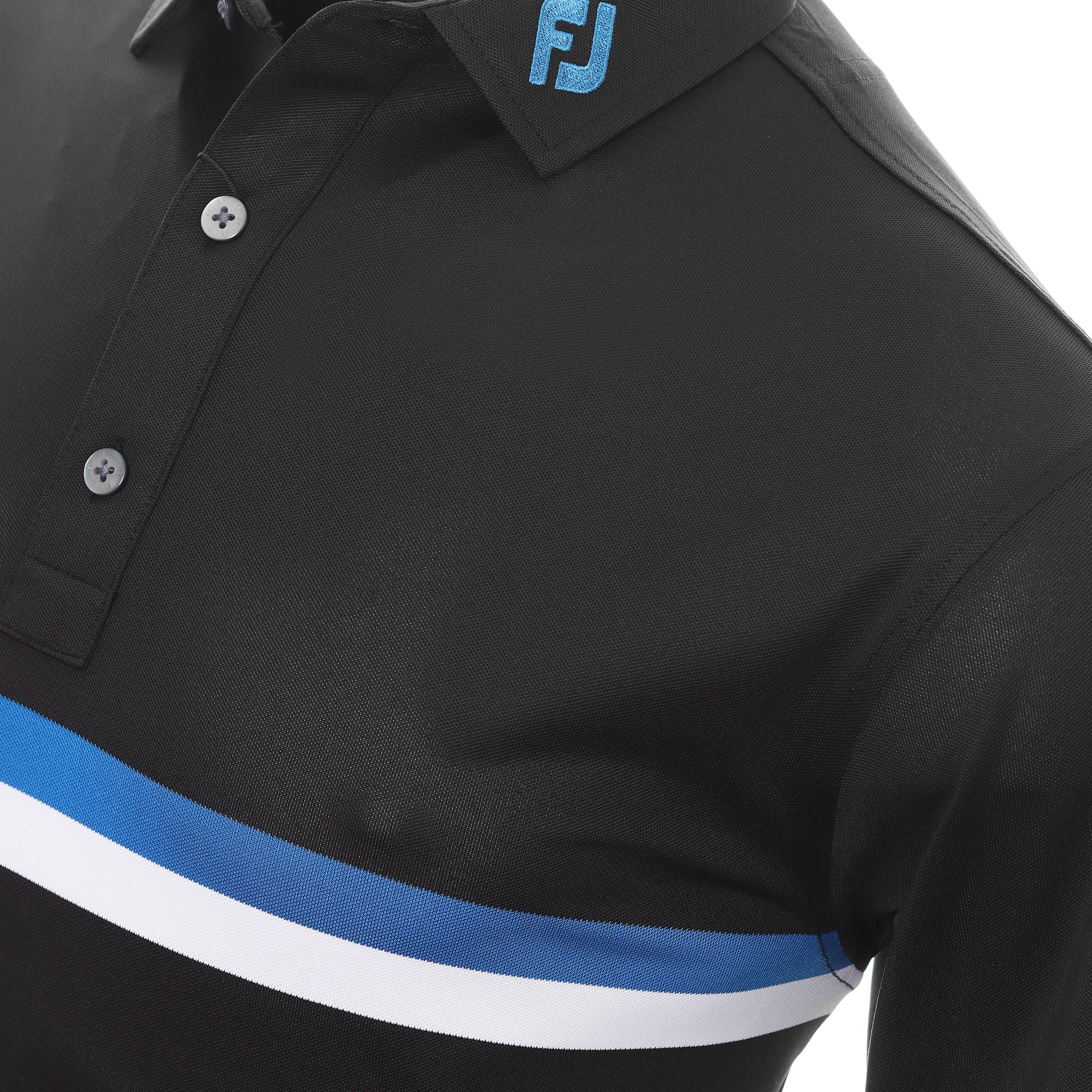 FootJoy Double Chest Band Pique Golf Shirt