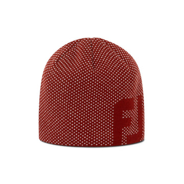FootJoy FJ Dot Jacquard Beanie Hat Red 6