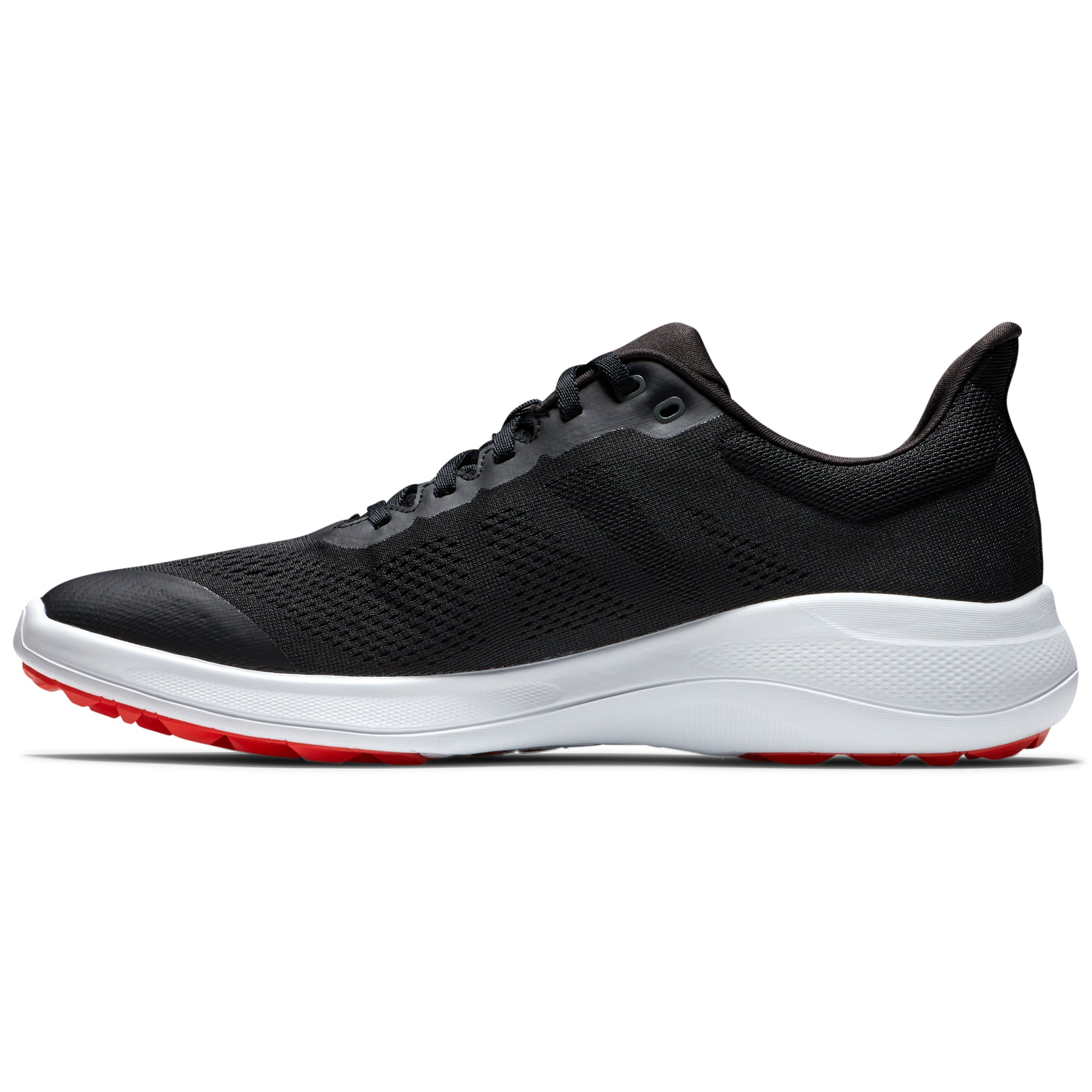FootJoy FJ Flex Athletic Golf Shoes 56141 Black White Red & Function18 ...