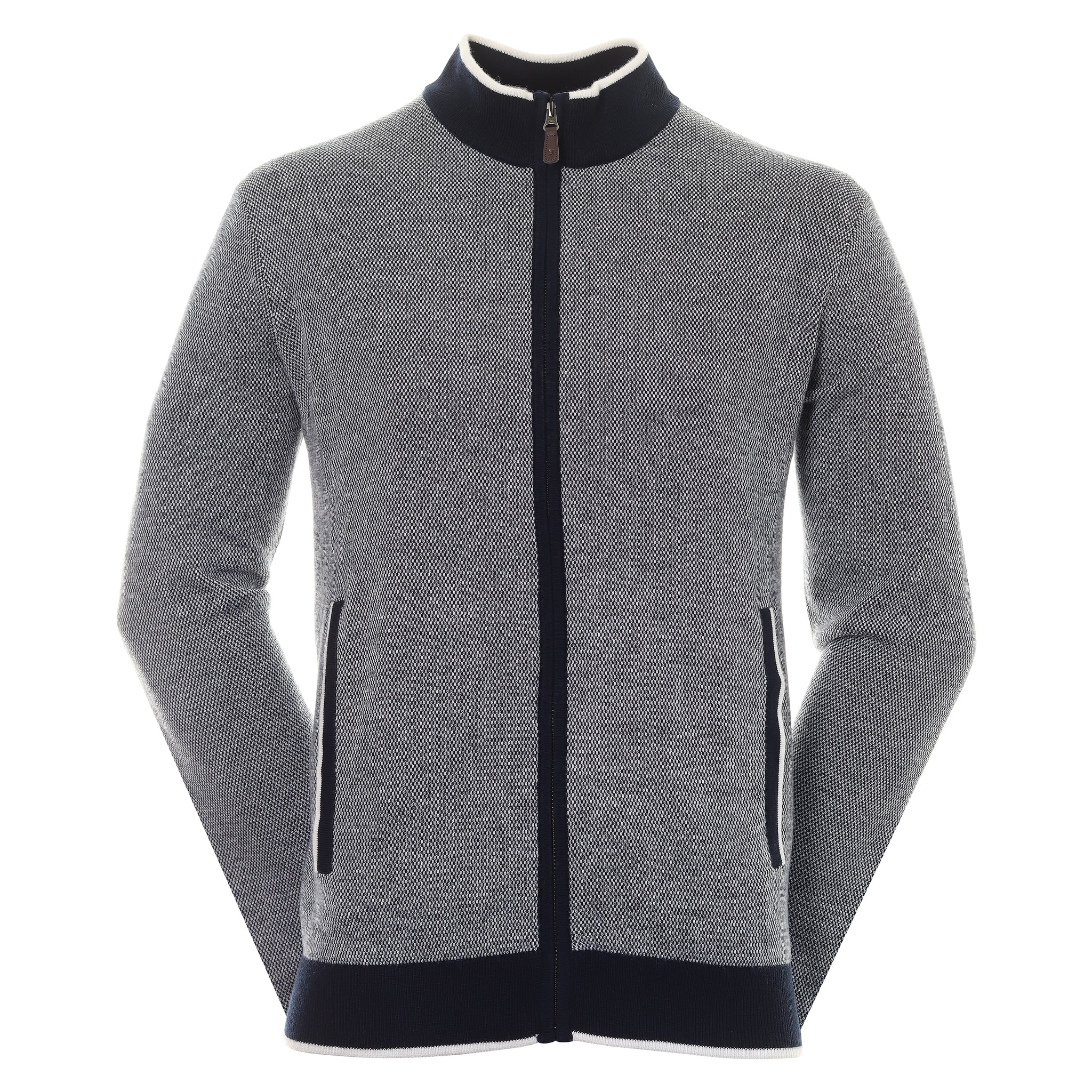FootJoy Full Zip Lined Pullover 88838 Navy | Function18