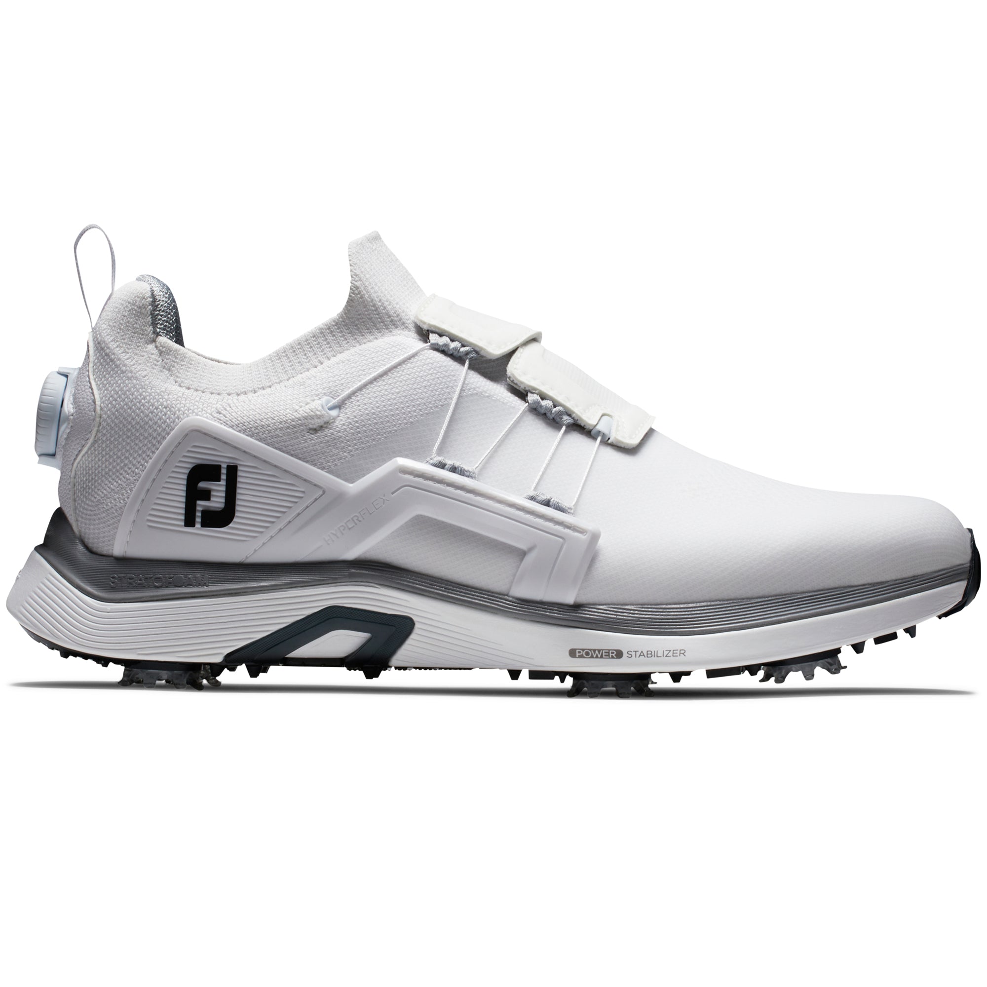 FootJoy HyperFlex BOA Golf Shoes 51099 White Grey | Function18