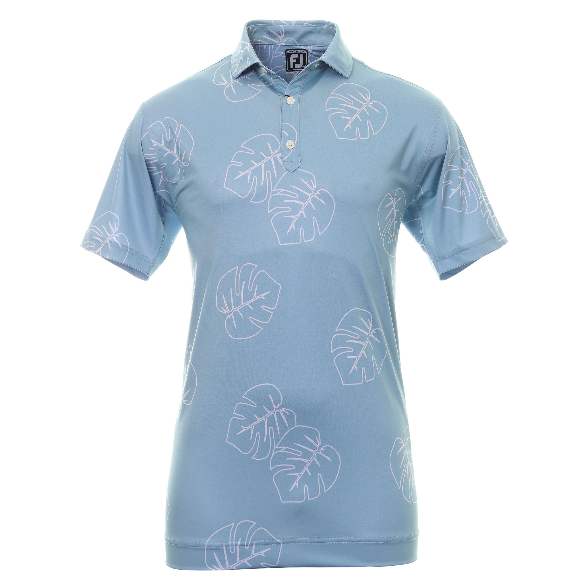 FootJoy Jungle Leaf Print Golf Shirt