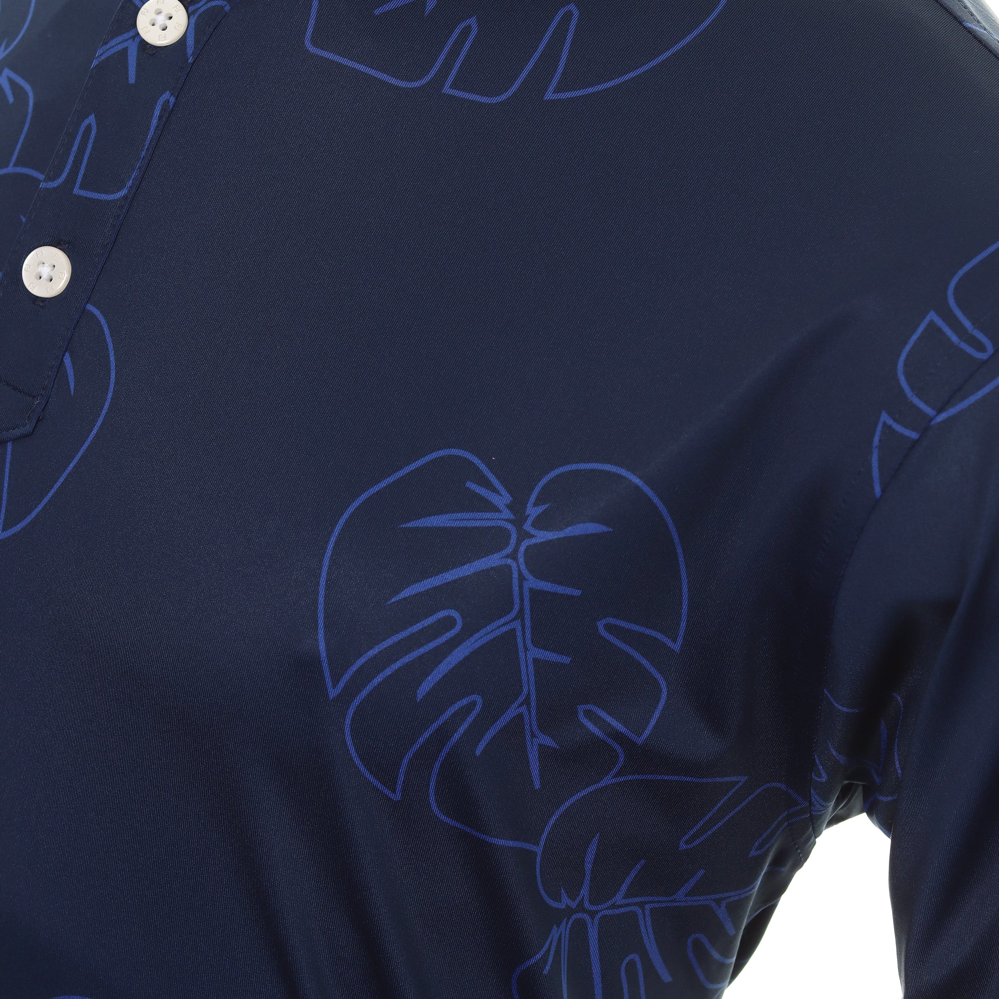 FootJoy Jungle Leaf Print Golf Shirt