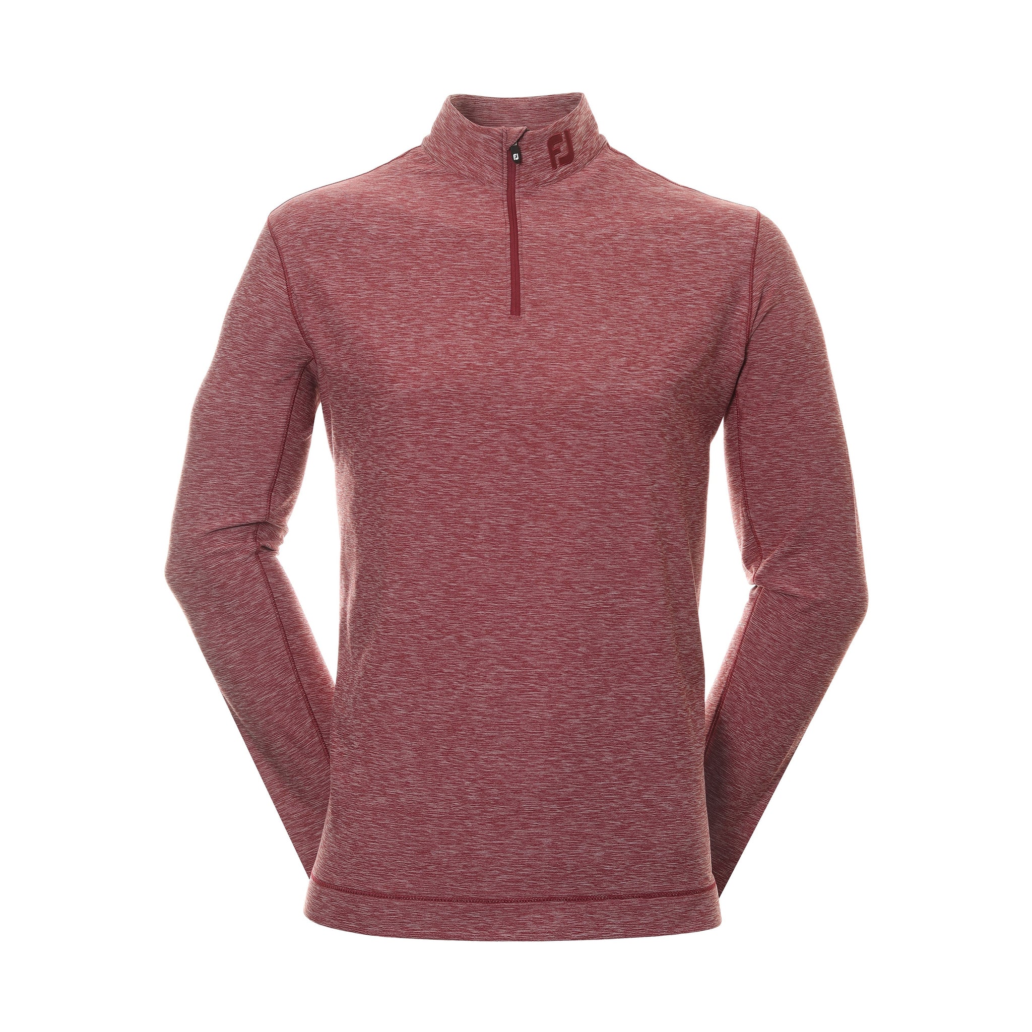 FootJoy Space Dye Brushed Chill Out Pullover Maroon