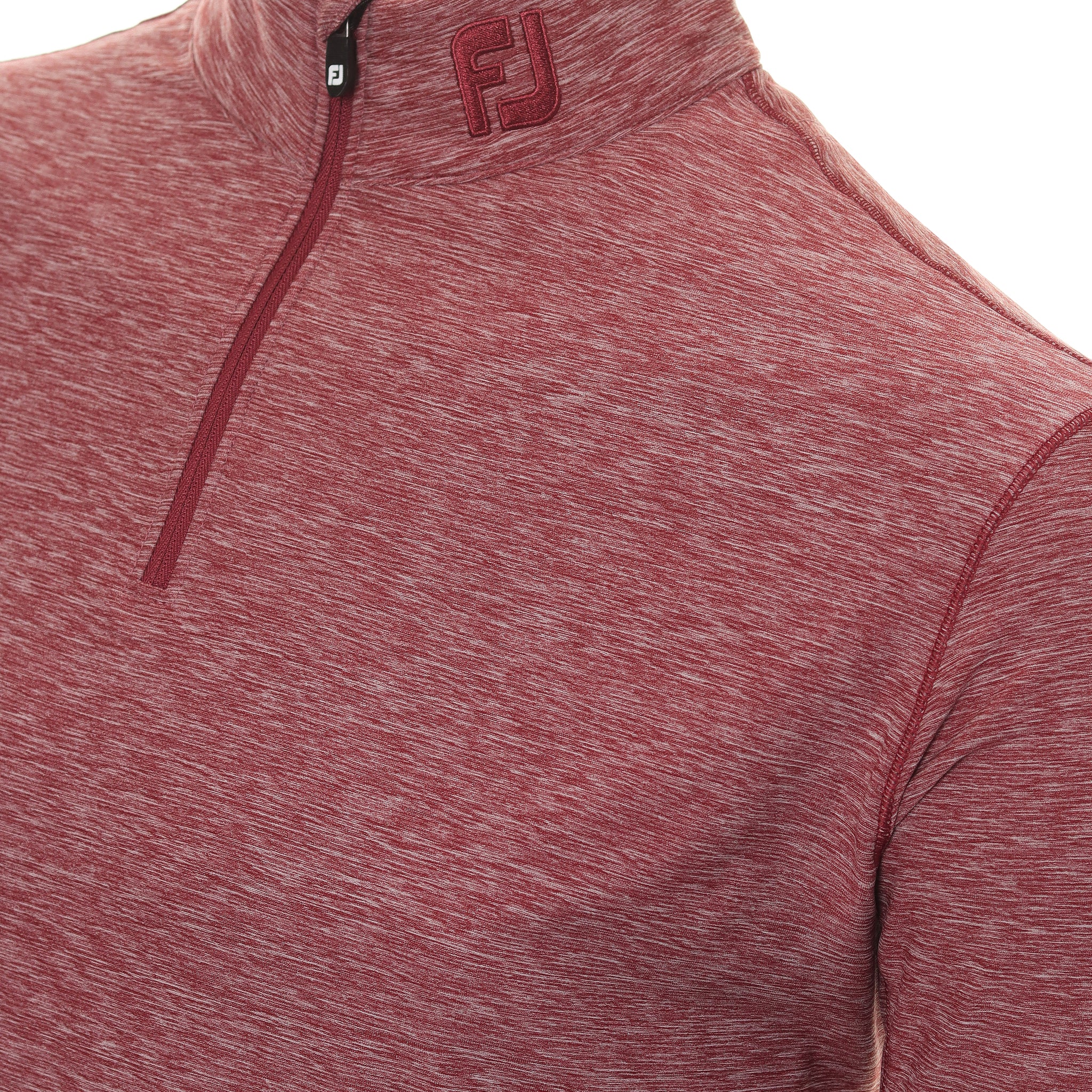 Footjoy Space Dye Chillout Golf Pullover - Maroon Footjoy Space Dye Chillout Golf Pullover - Maroon