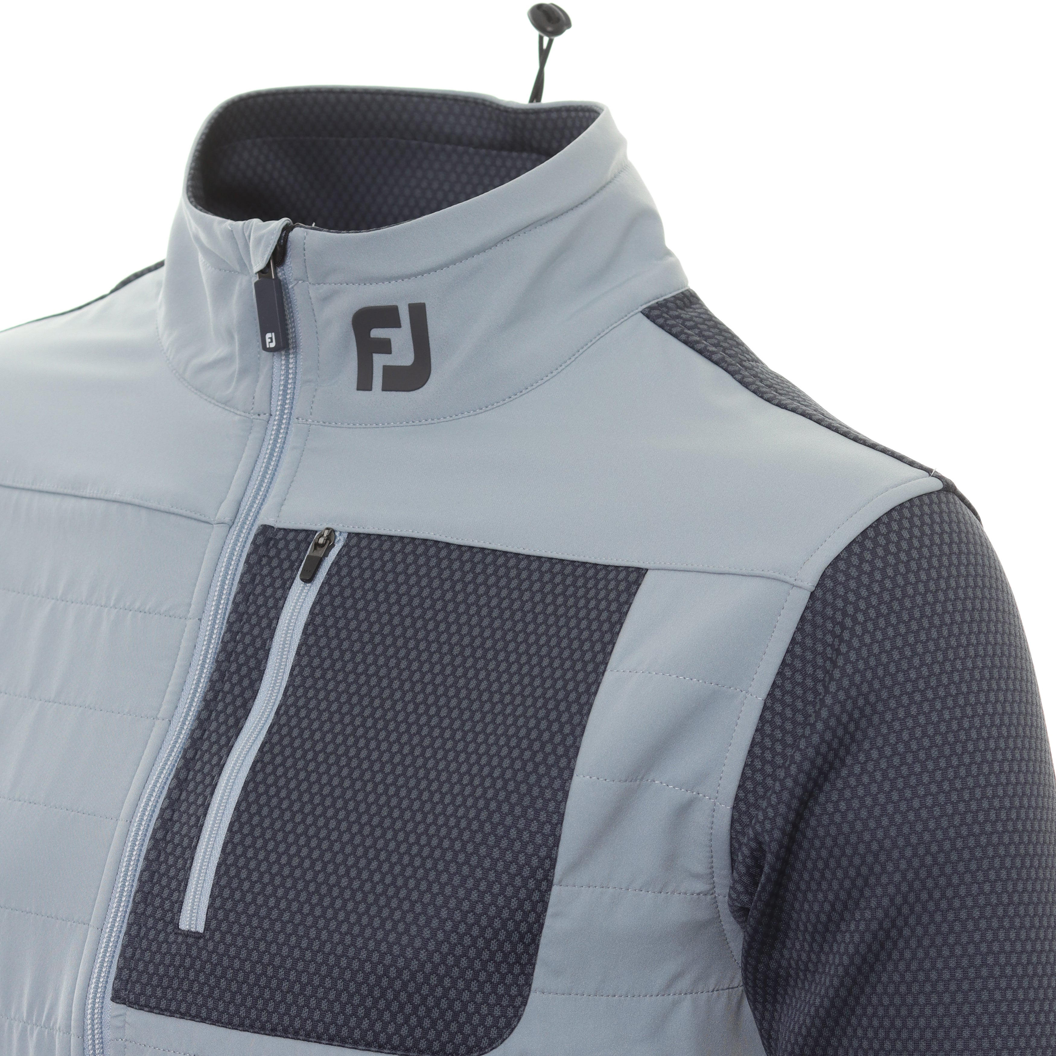 Gilet de golf hybride Footjoy Eu Thermoseries pour homme, gris Gilet de golf hybride Footjoy Eu Thermoseries pour homme, gris