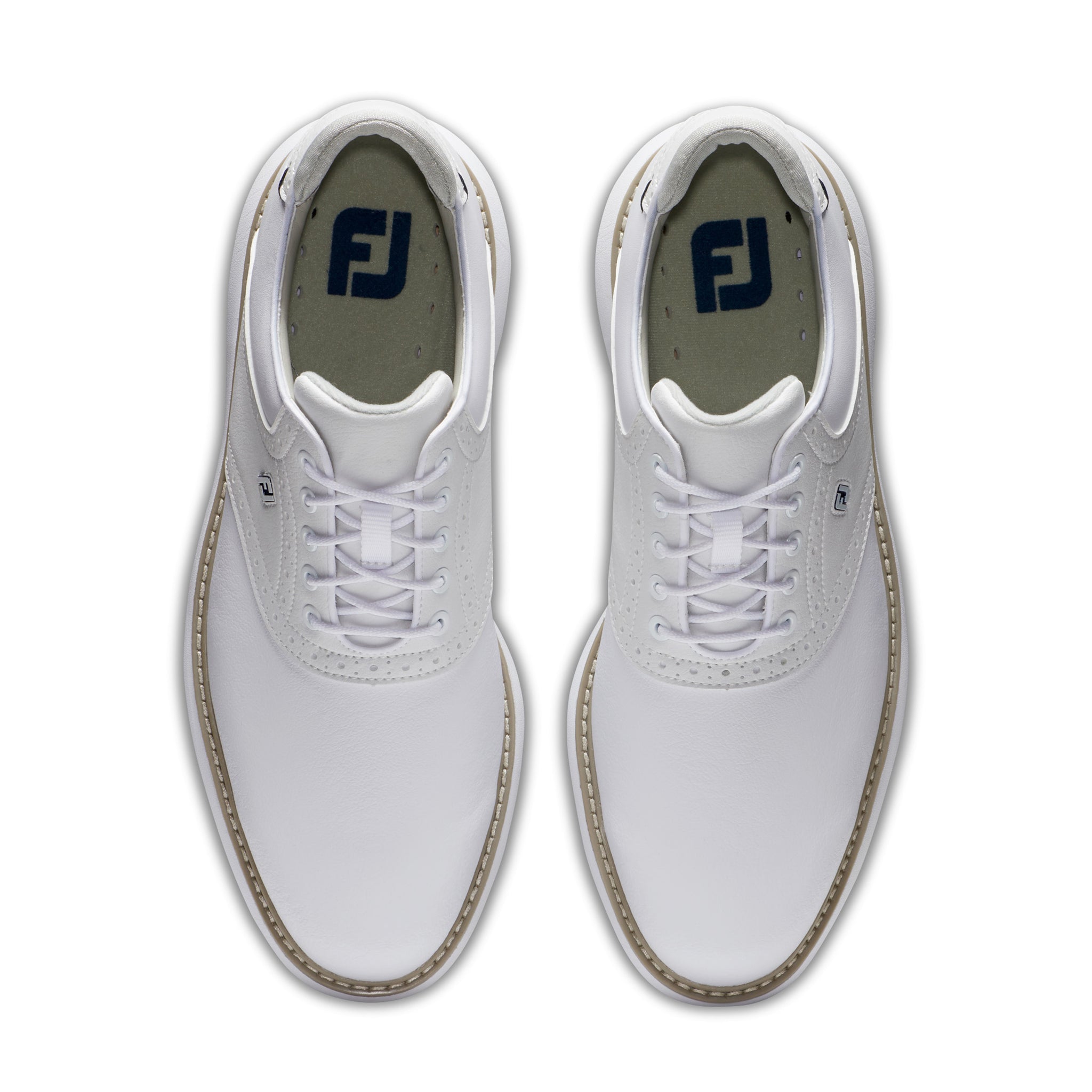 FootJoy FJ Traditions Golf Shoes 57903 White | Function18