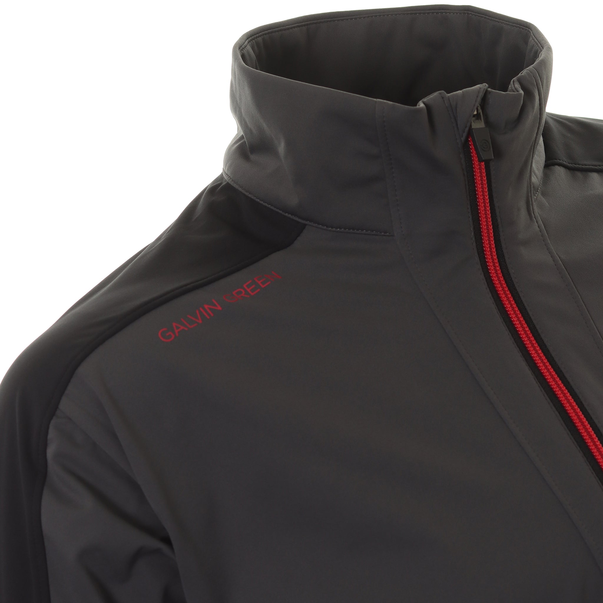 Galvin Green Lawrence Interface-1 Golf Jacket Forged Iron/Black/Red 9783