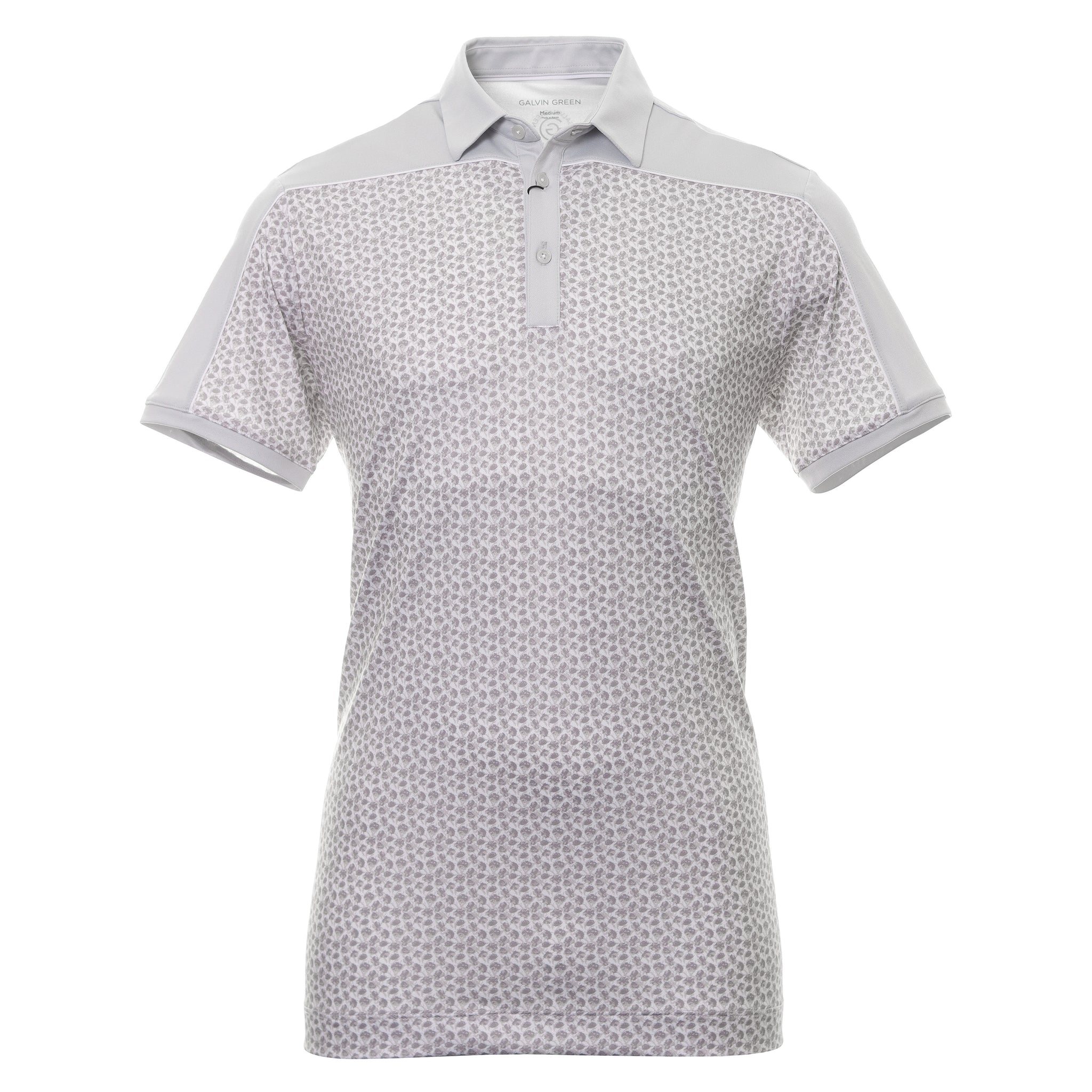 Galvin Green Millard Ventil8+ Golf Shirt G1373 Cool Grey Sharkskin