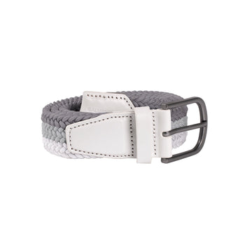 Galvin Green Will Braided Golf Belt White/Cool Grey/Sharkskin 9605