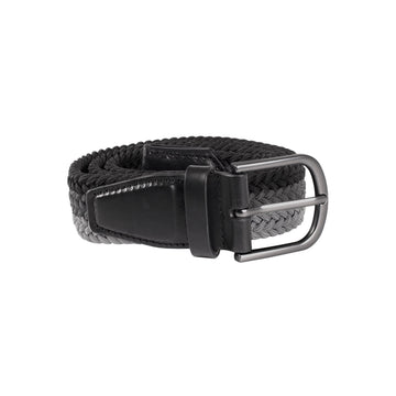 Galvin Green Will Braided Golf Belt Black/Forged Iron/Sharkskin 9669