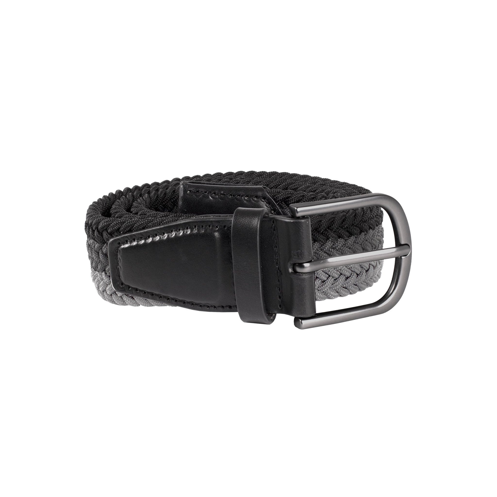 Galvin Green Will Braided Golf Belt Black/Forged Iron/Sharkskin 9669