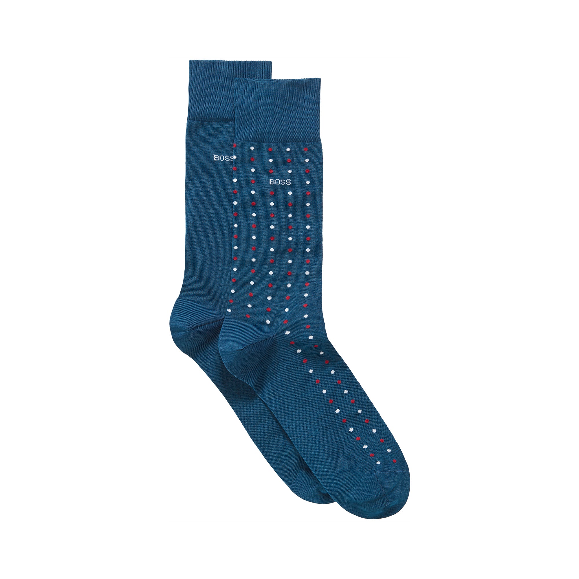 BOSS 2 Pair Mini Pattern Crew Socks