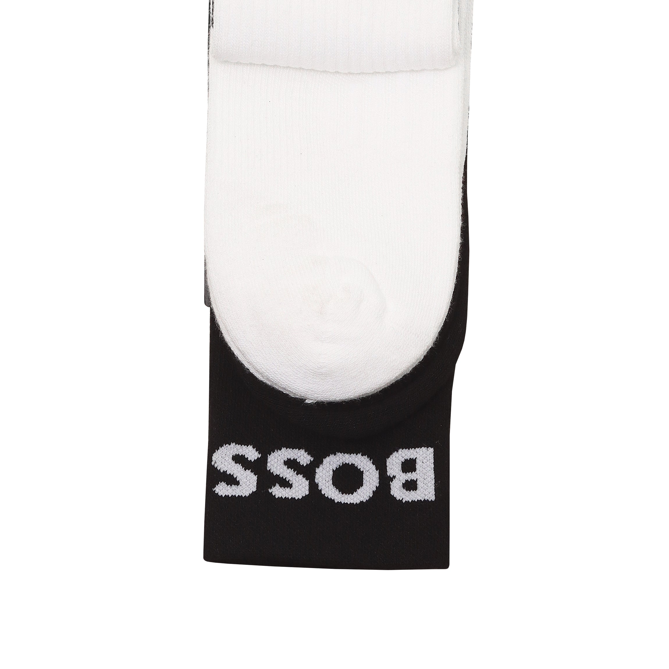 BOSS 2 Pair Sport Crew Socks 50467707 White Black 961 | Function18