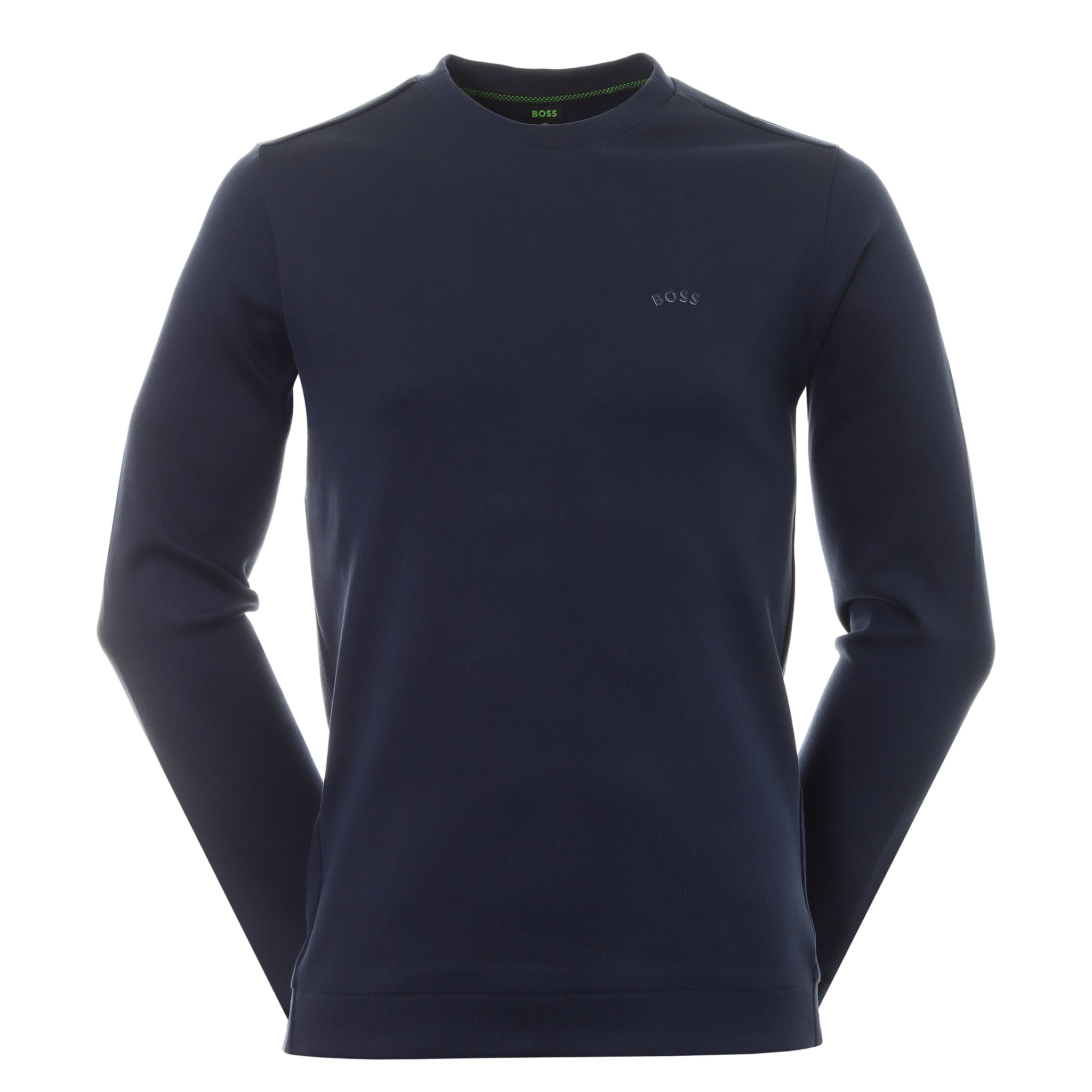 BOSS Salbo Curved Crew Neck Sweater