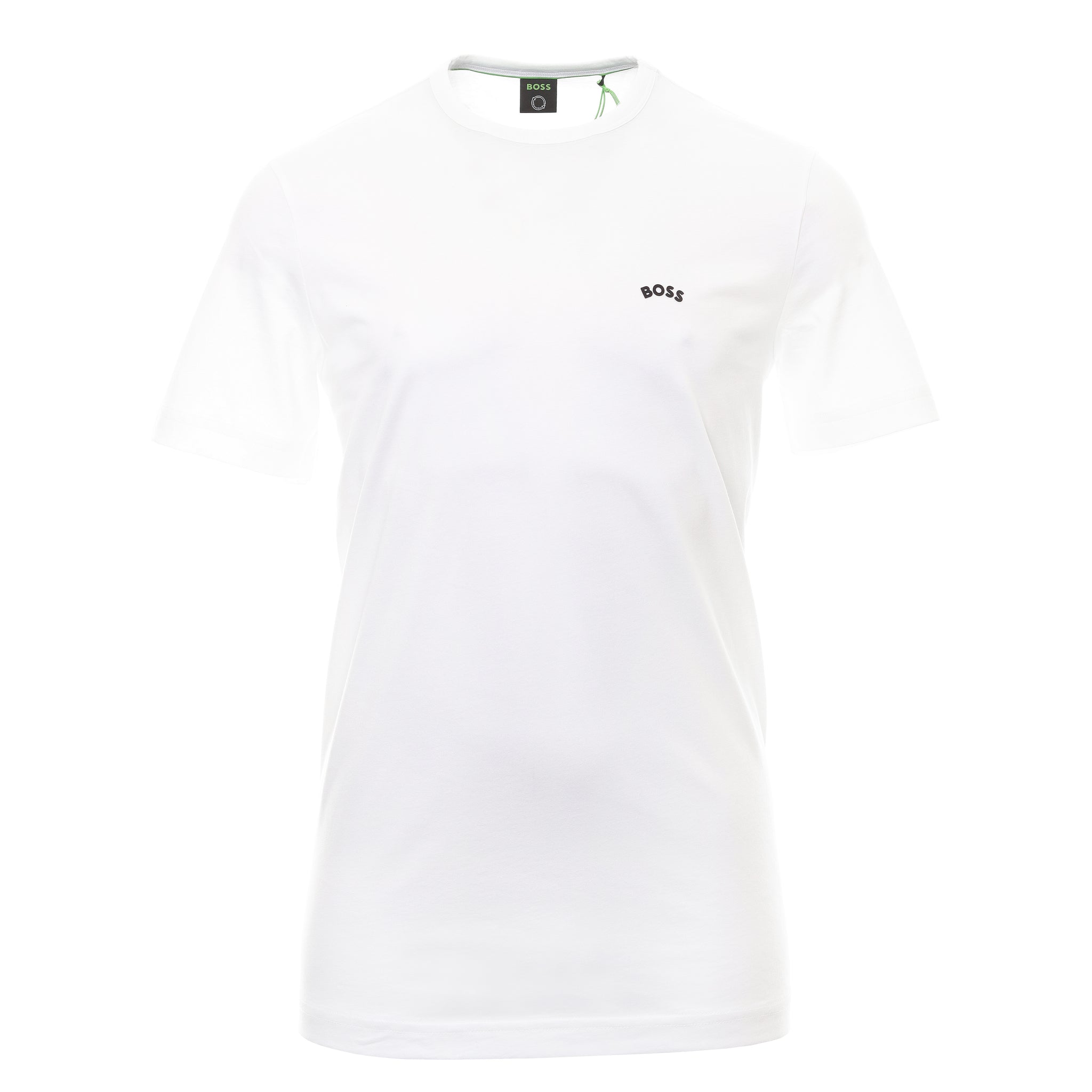 BOSS Tee Curved Shirt 50469045 White 100 | Function18 | Restrictedgs