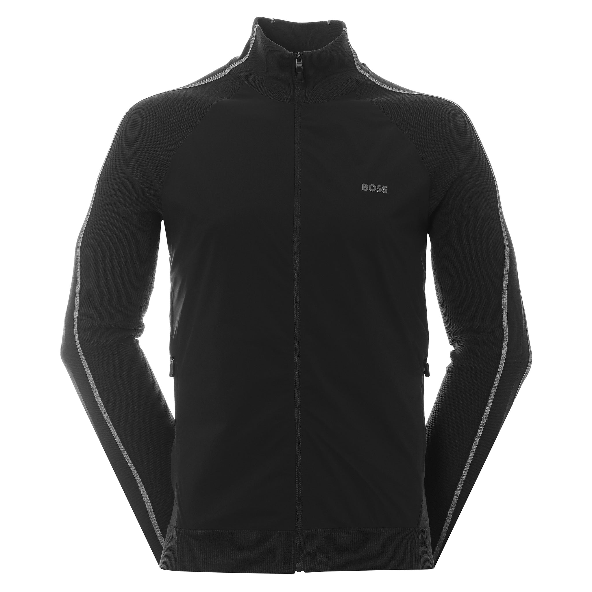 hugo boss mens full zip sweater