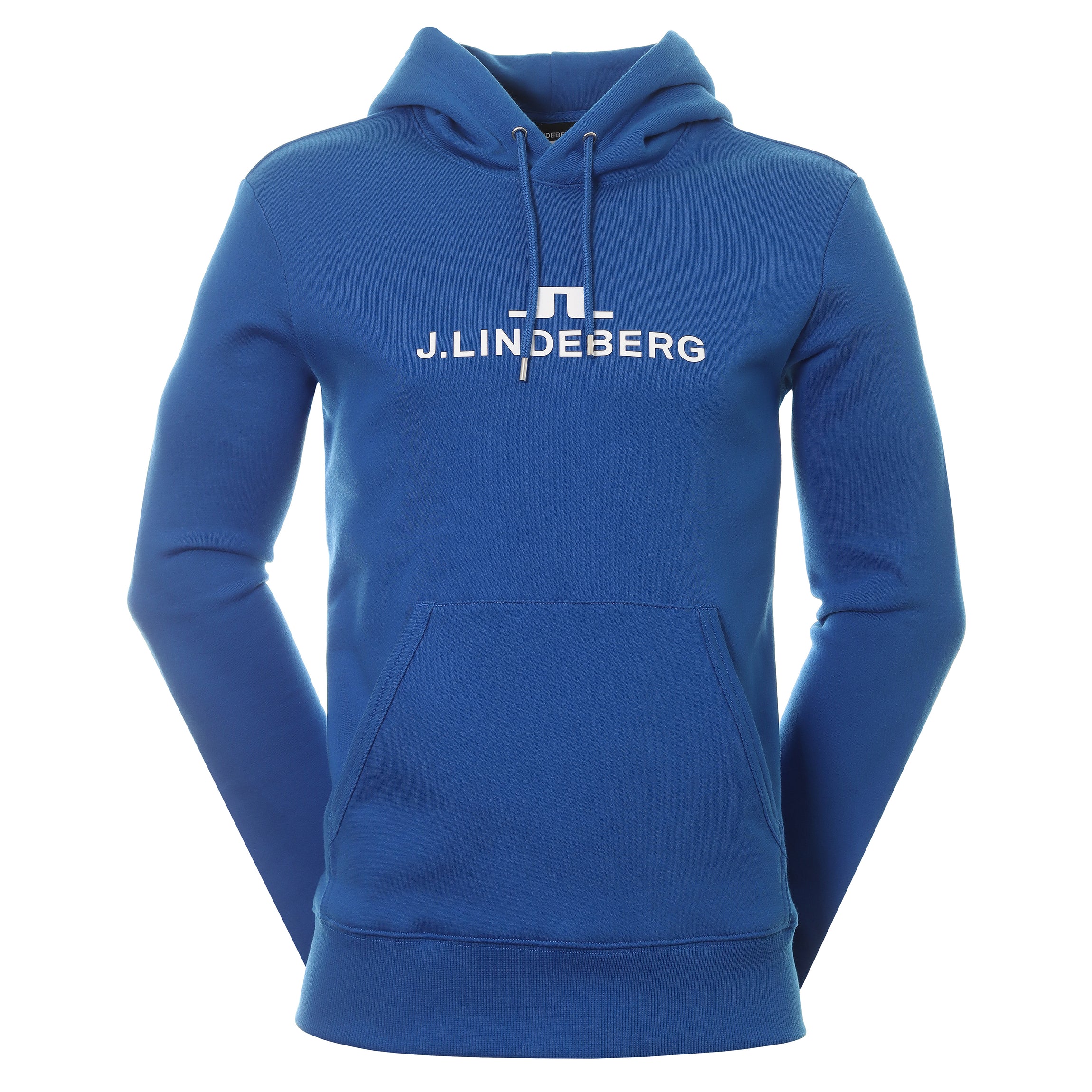 J lindeberg logo hood tech hoodie online
