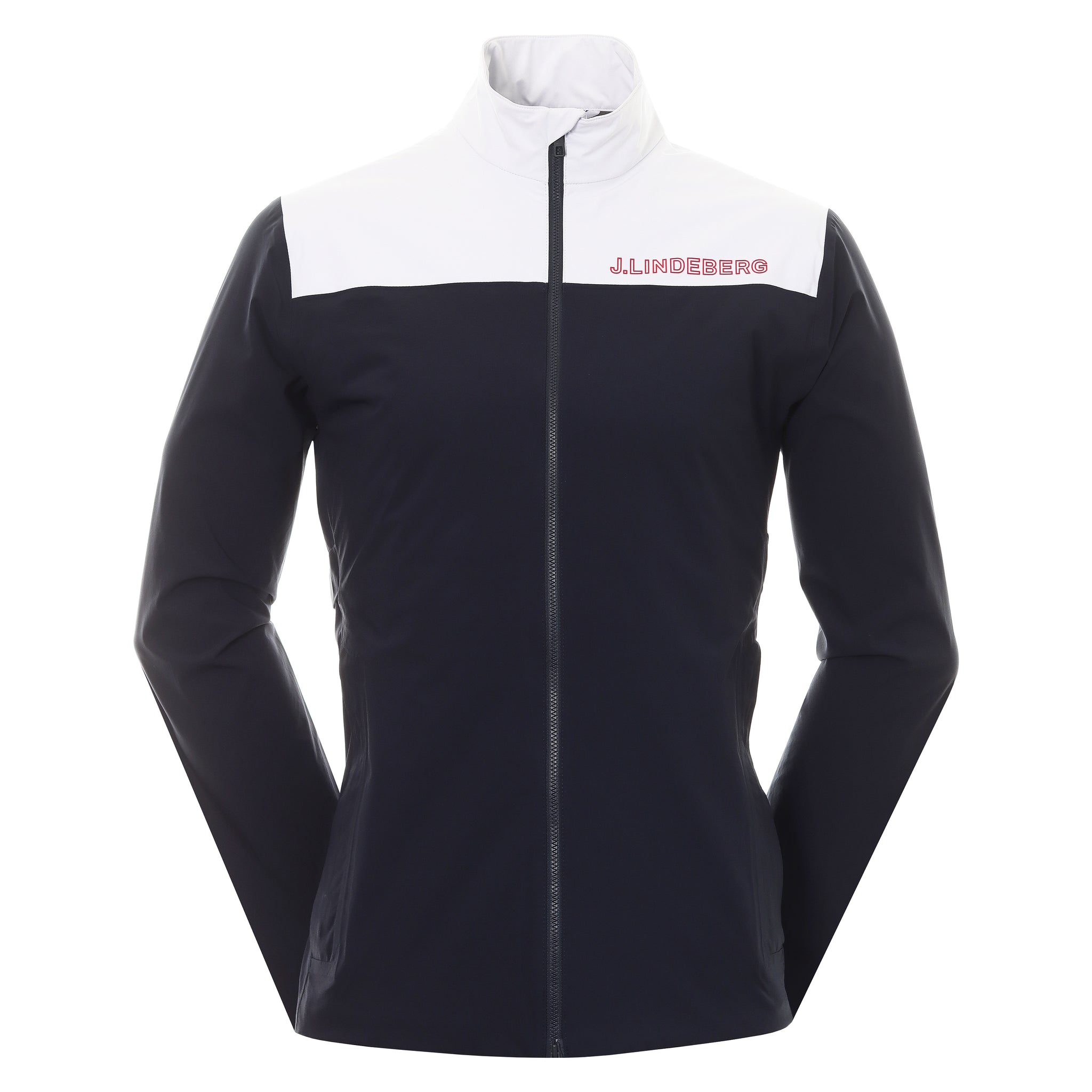 J.Lindeberg Golf Bridge Rain Jacket AMOW06370 JL Navy 6855 Function18