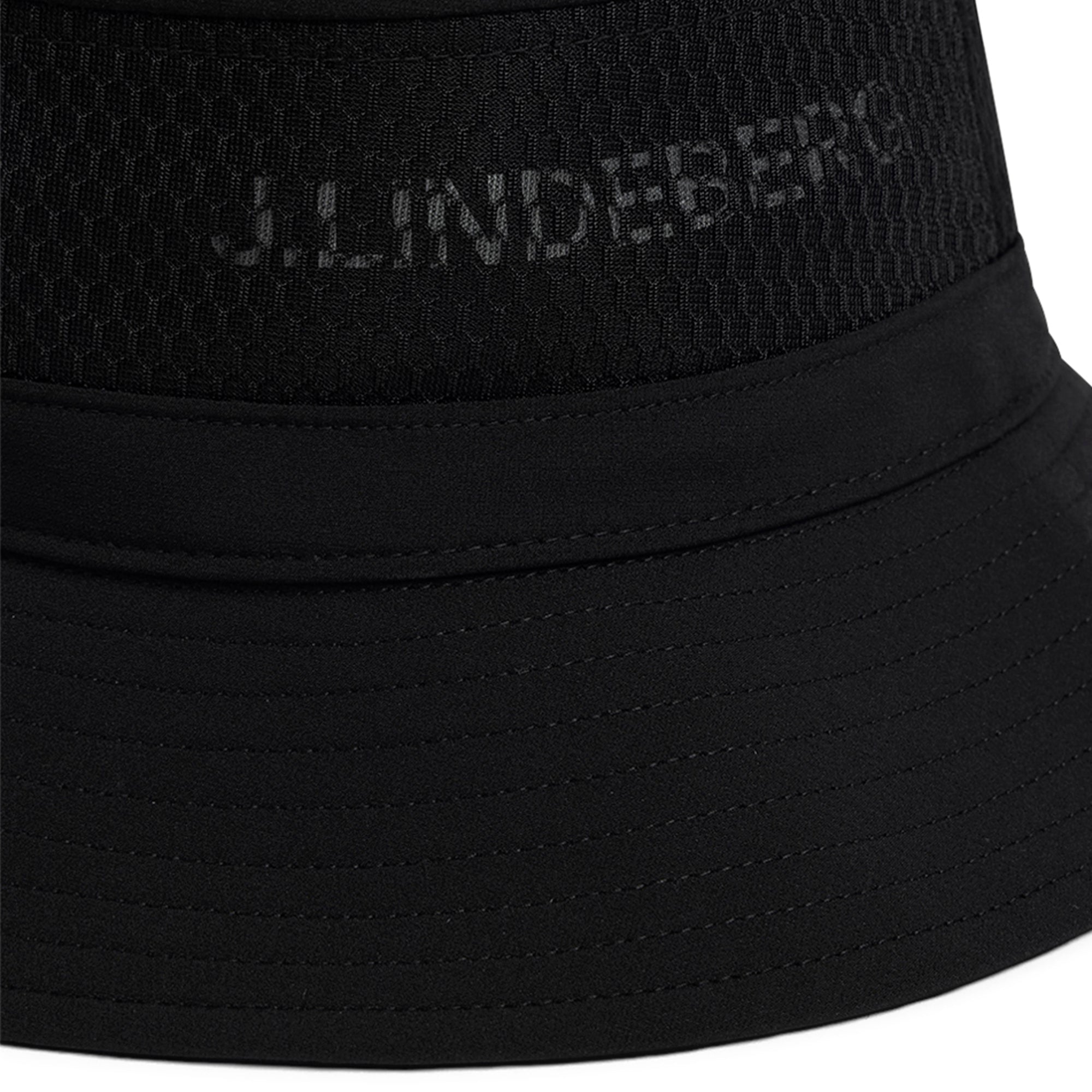 J.Lindeberg Golf Denver Bucket Hat GMAC07856 Black 9999 | Function18