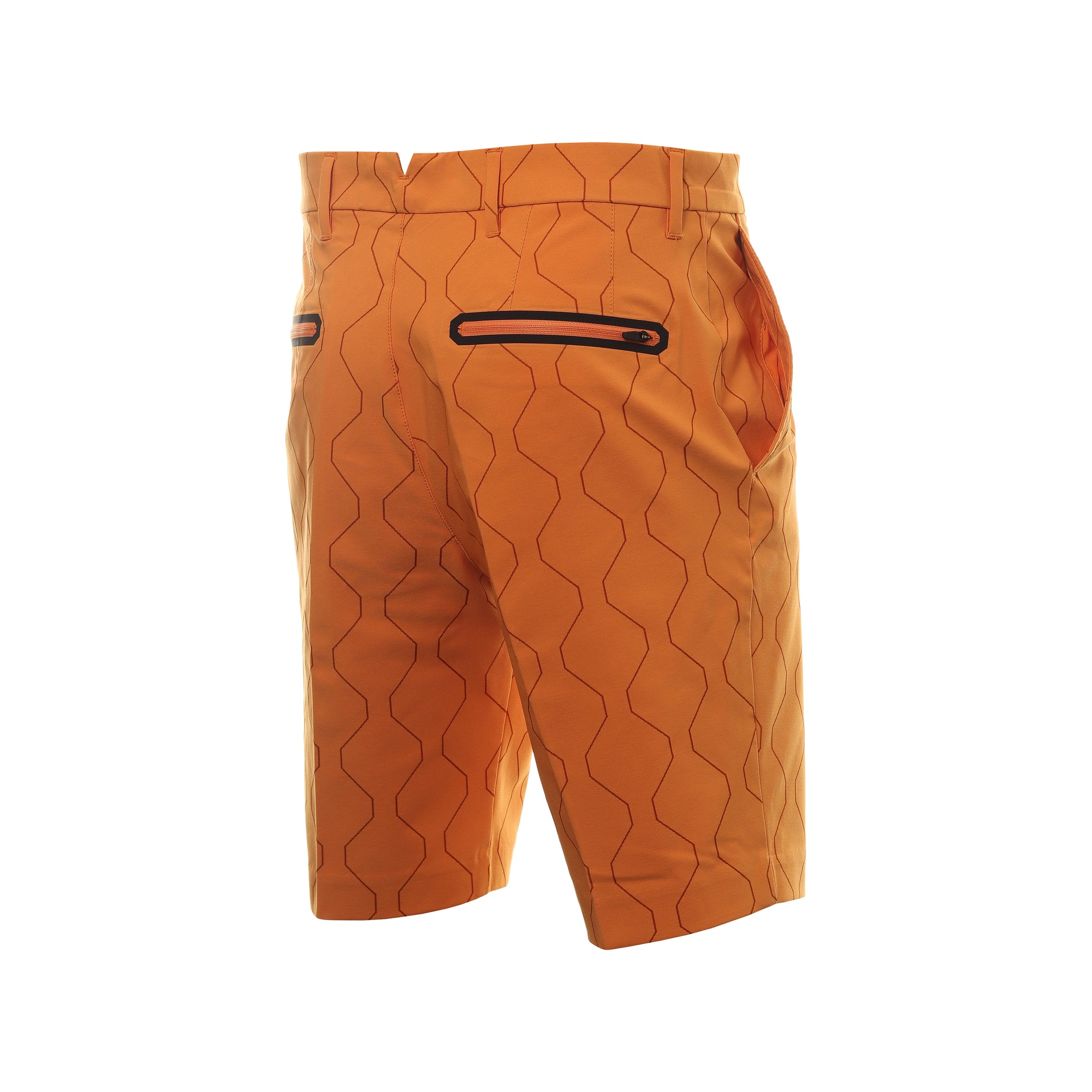 Mens orange sales golf shorts
