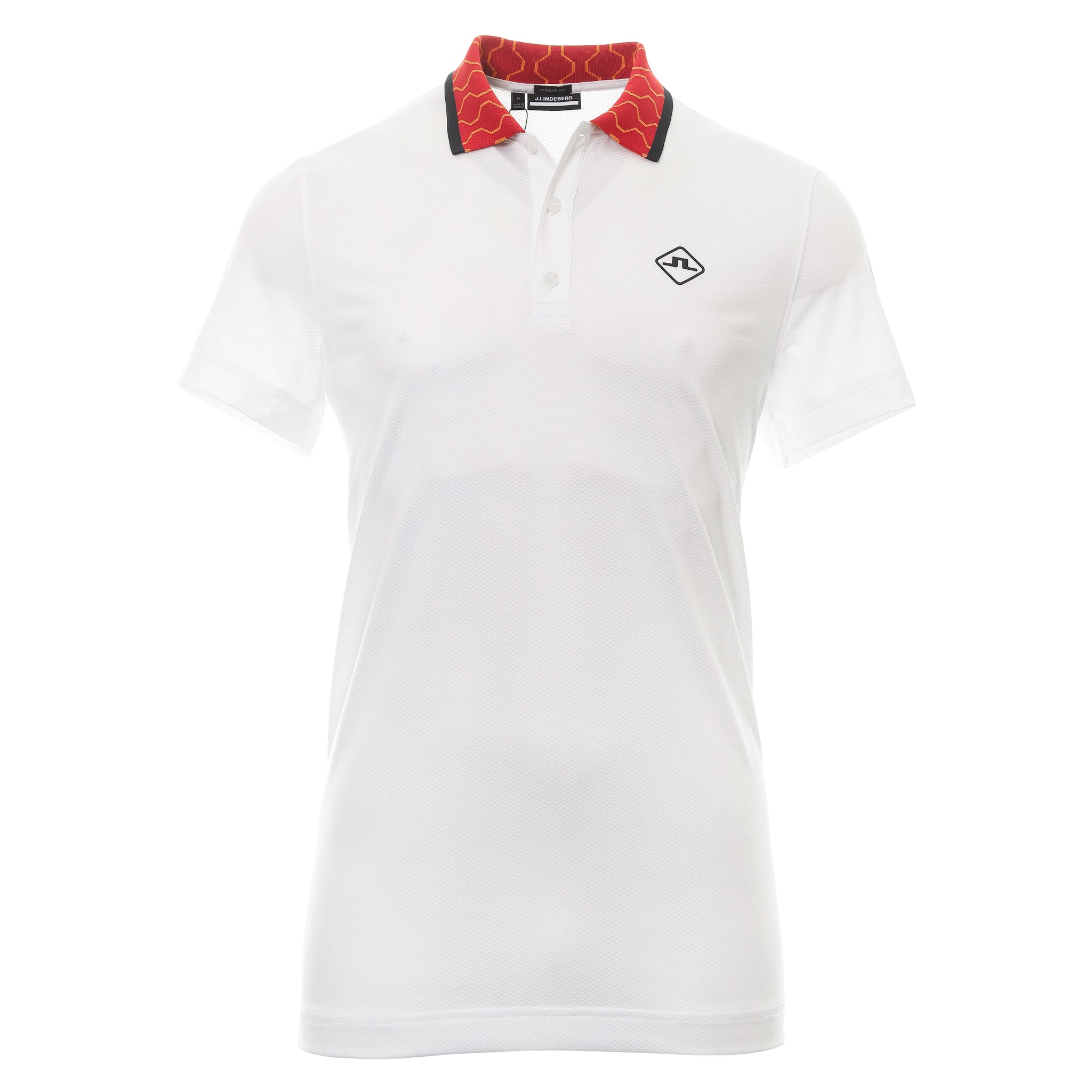 J.Lindeberg Golf Glen Polo Shirt GMJT07614 White 0000 & Function18