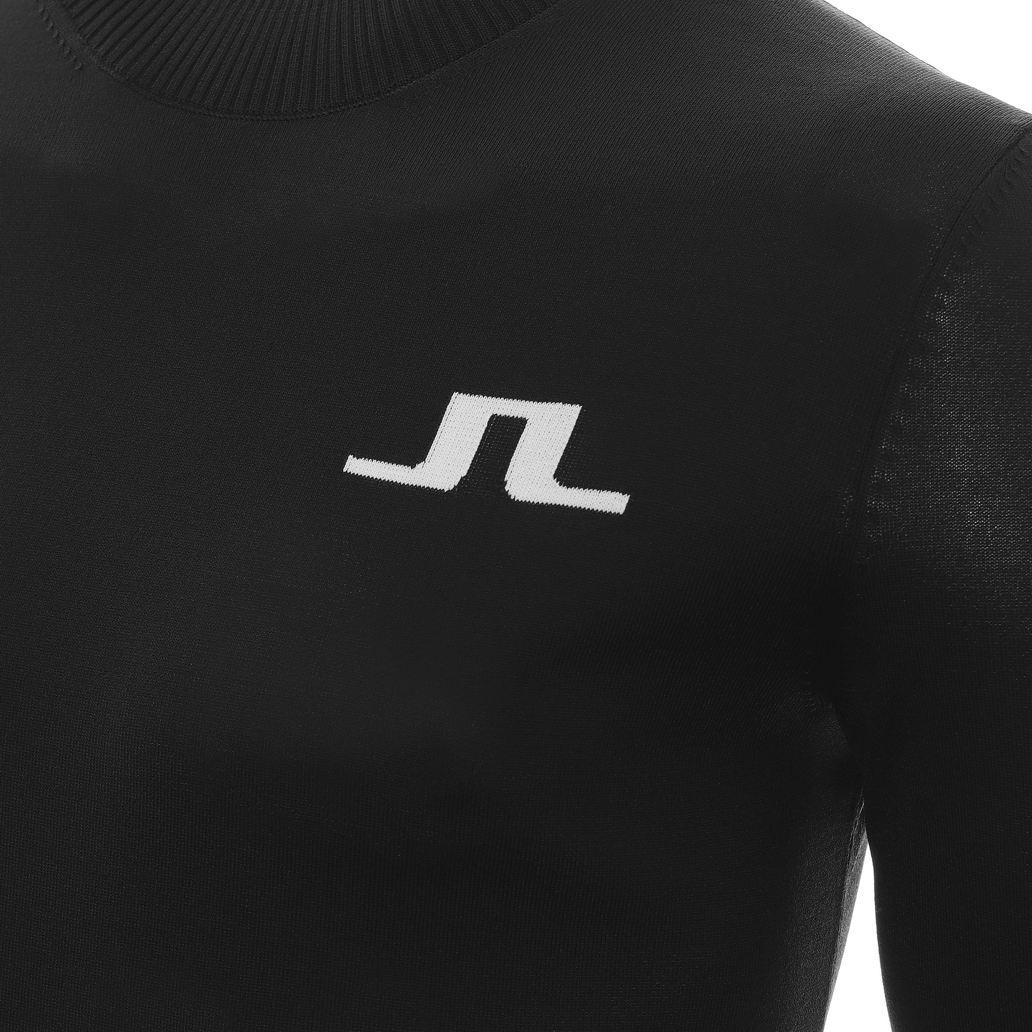 J.Lindeberg Golf Gus Crew Neck Sweater AMKW08142 Black 9999