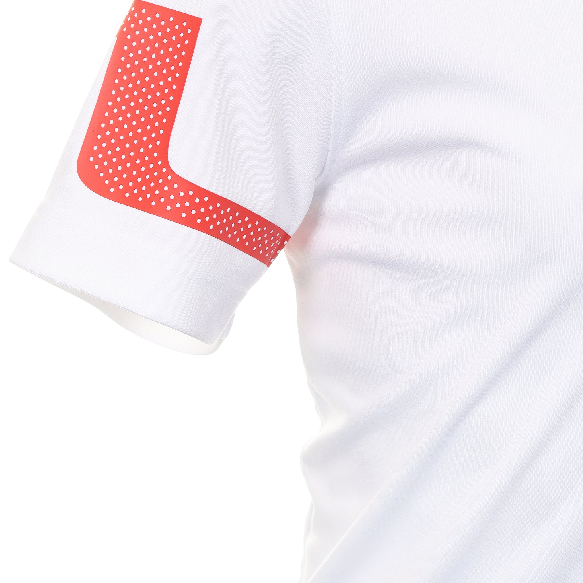 J.Lindeberg Golf Heath Polo Shirt GMJT07621 Fiery Red G135 Function18