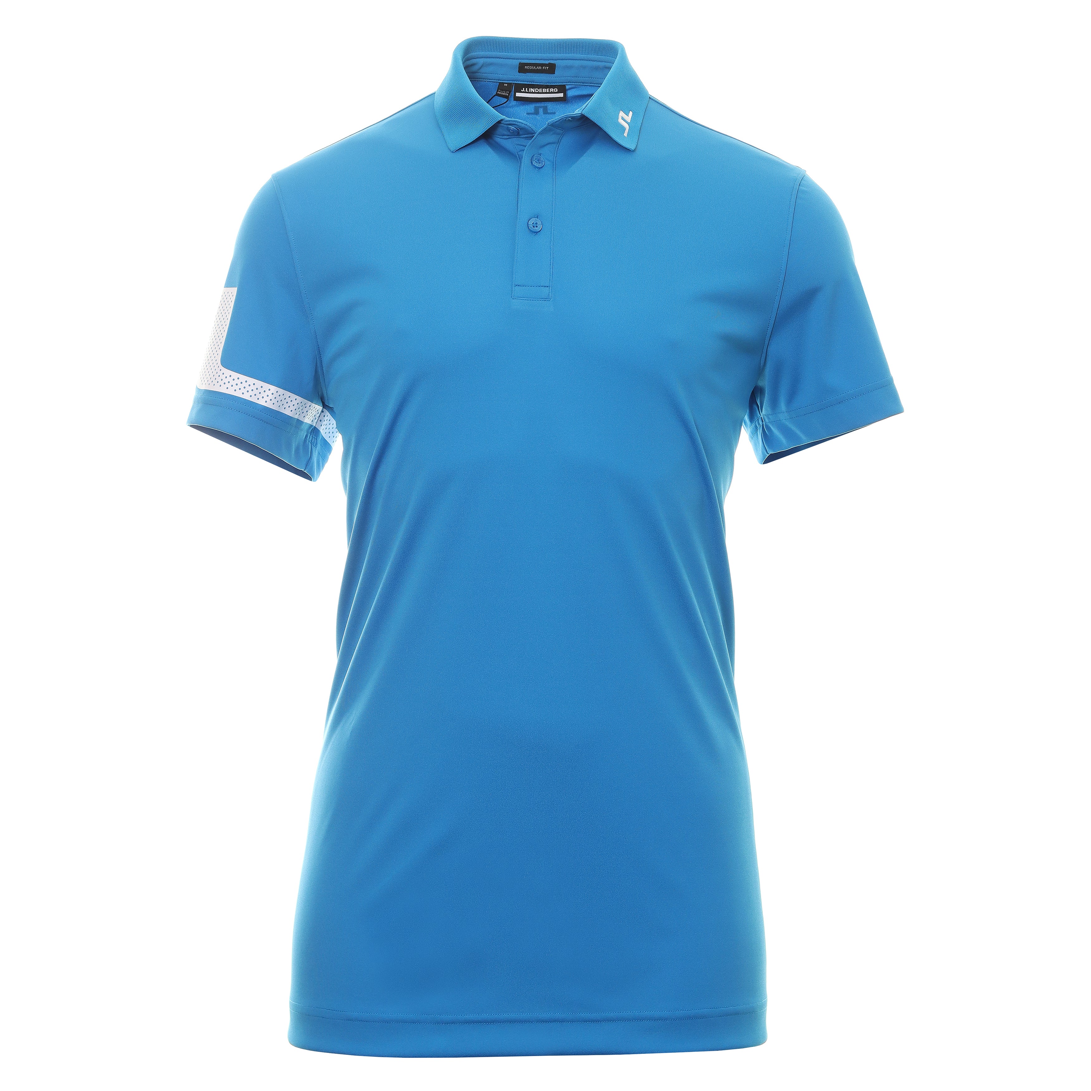 J.Lindeberg Golf Heath Polo Shirt GMJT07621 Brilliant Blue O175 ...