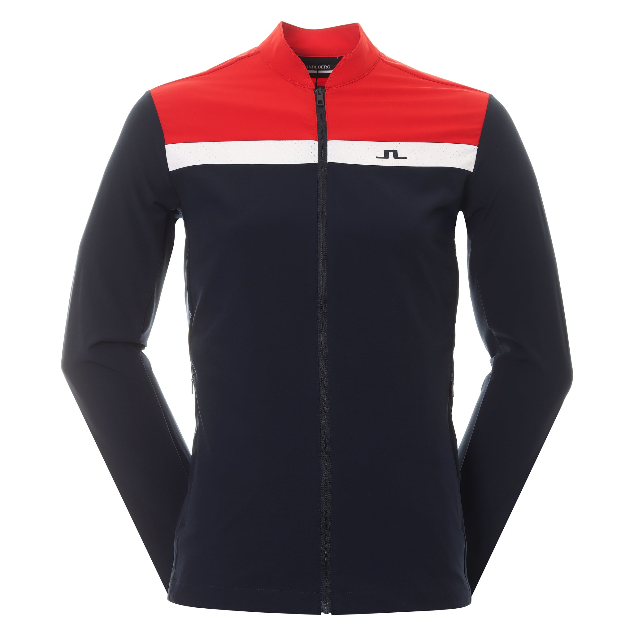 J.Lindeberg Golf KV Hybrid Jacket GMOW06815 JL Navy 6855 Function18