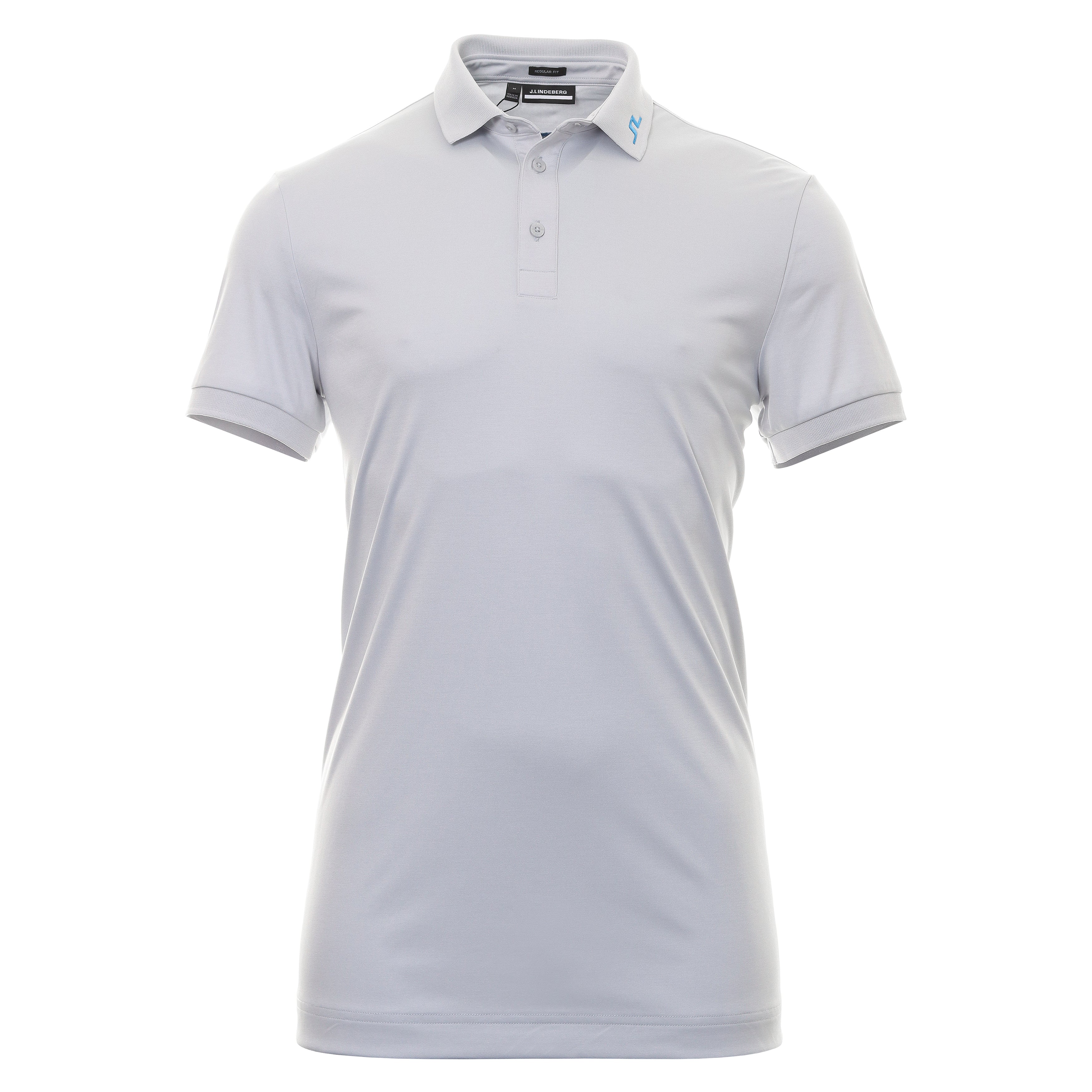 J.Lindeberg Golf KV Polo Shirt GMJT07624 Light Grey Melange U199 ...