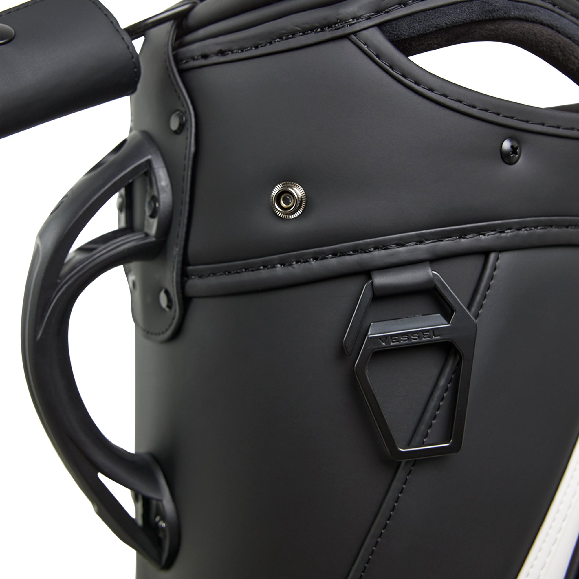 J.Lindeberg Golf Staff Bag GMAC06910 Black White W058 Function18