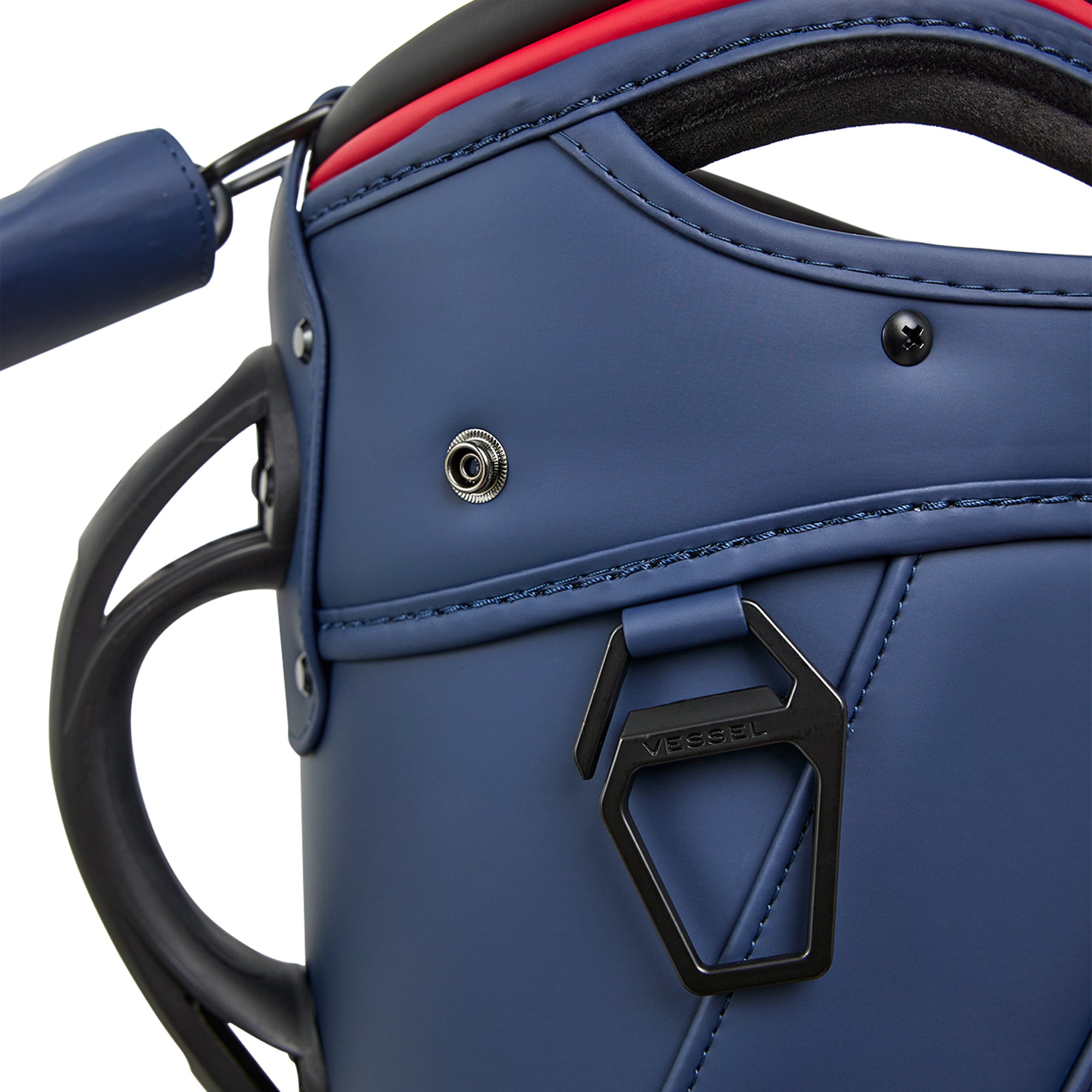 J.Lindeberg Golf Staff Bag GMAC07274 Bridge Swirl Red G132 Function18