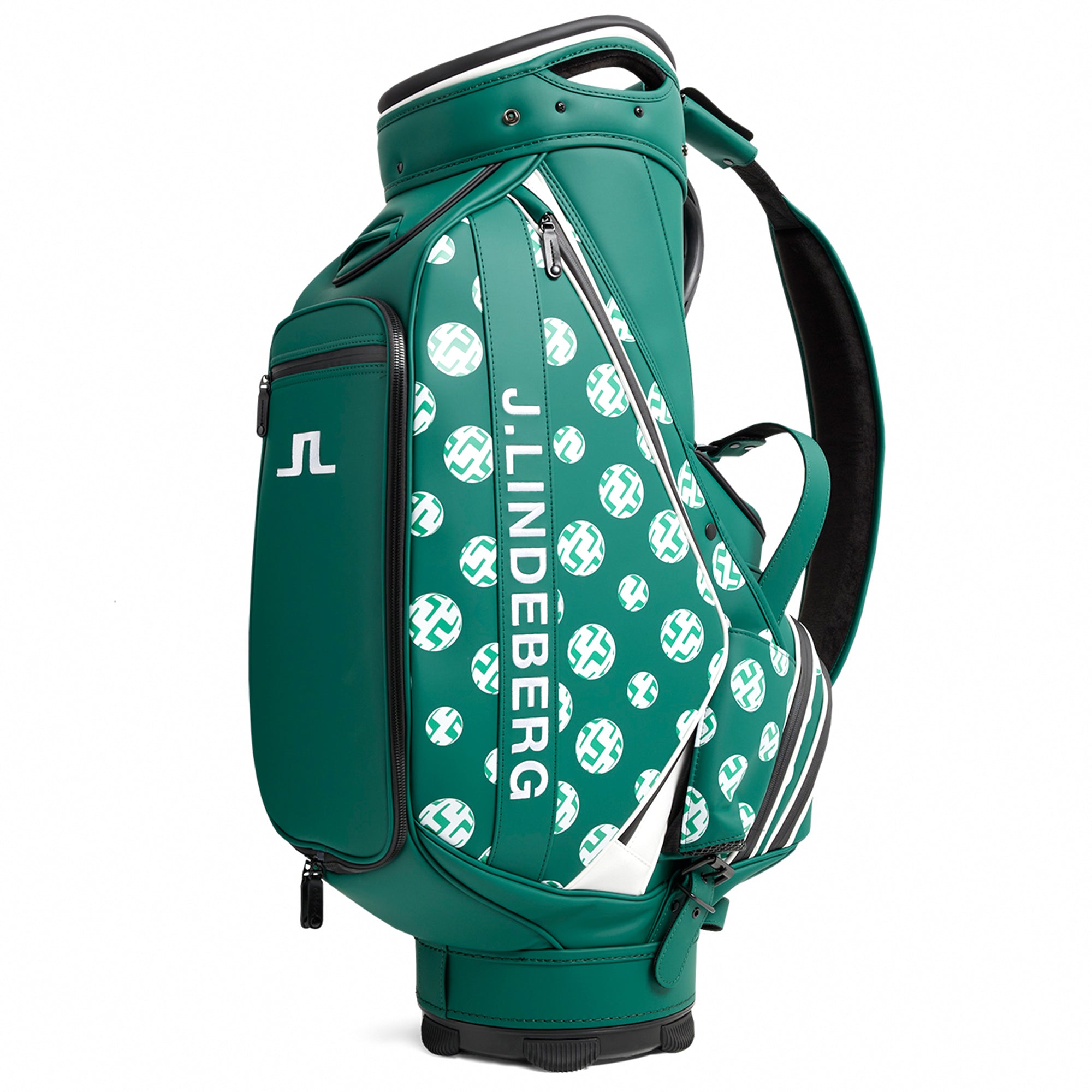 J.Lindeberg Golf Staff Bag GMAC08063 Rain Forest Sphere Dot M488