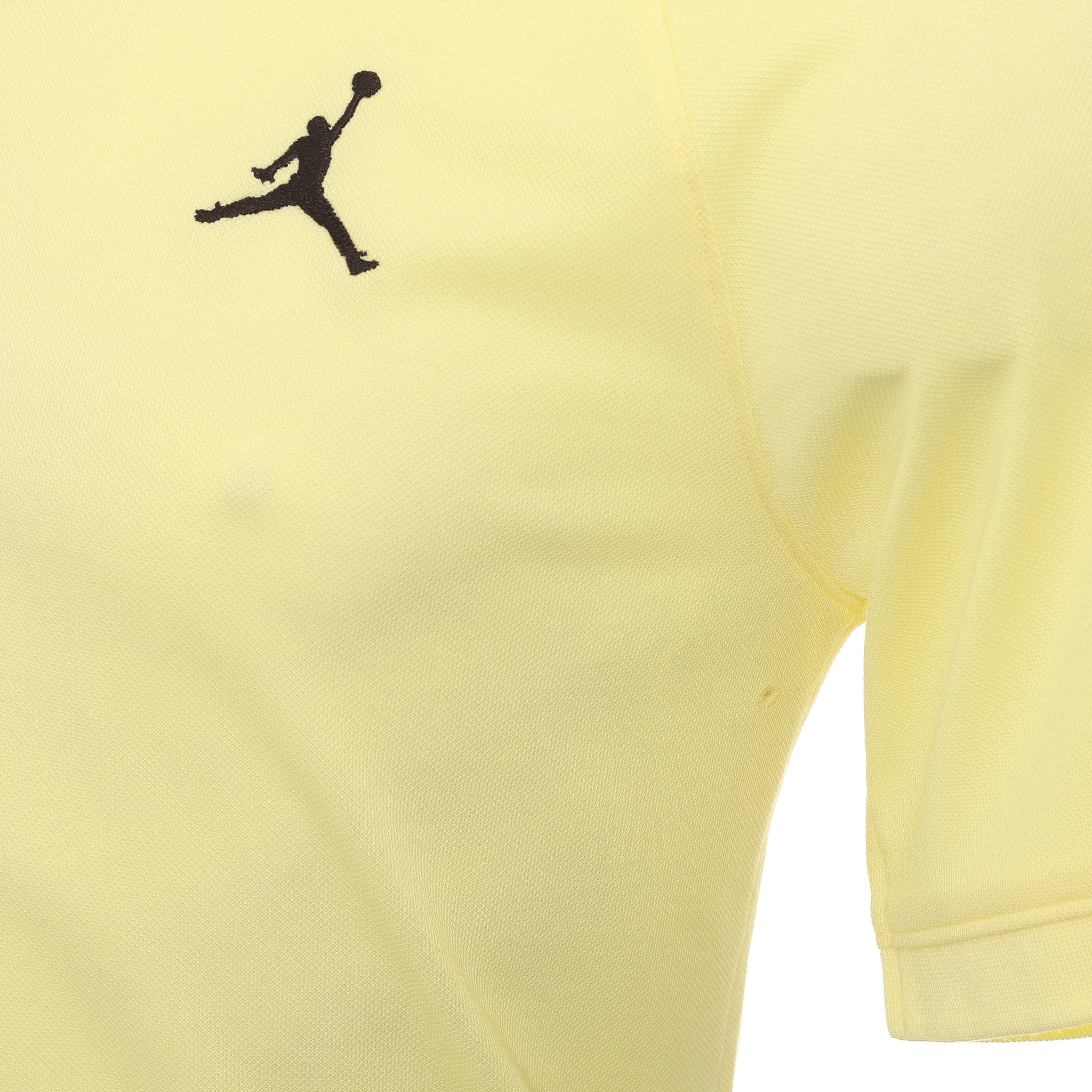 Jordan Dri-Fit Sport Golf Shirt DZ0540 Lemon Chiffon Black 706 ...