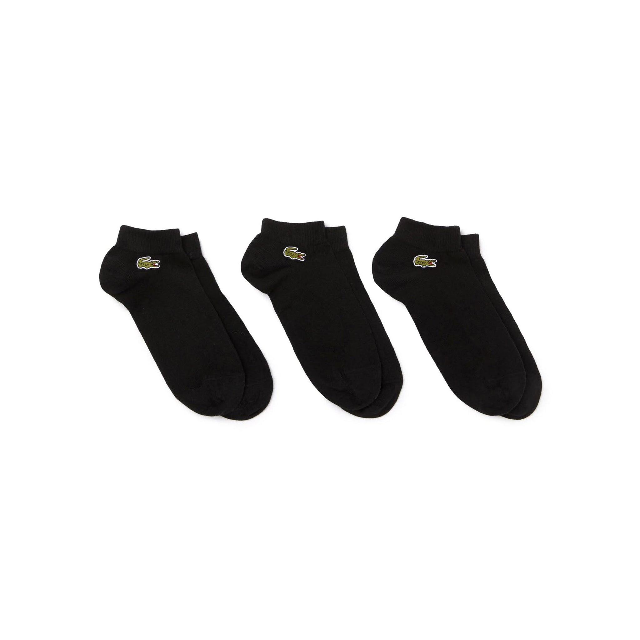 LACOSTE ONE PIECE Logo Socks 靴下 ブラック ① Logo socks -black / white-