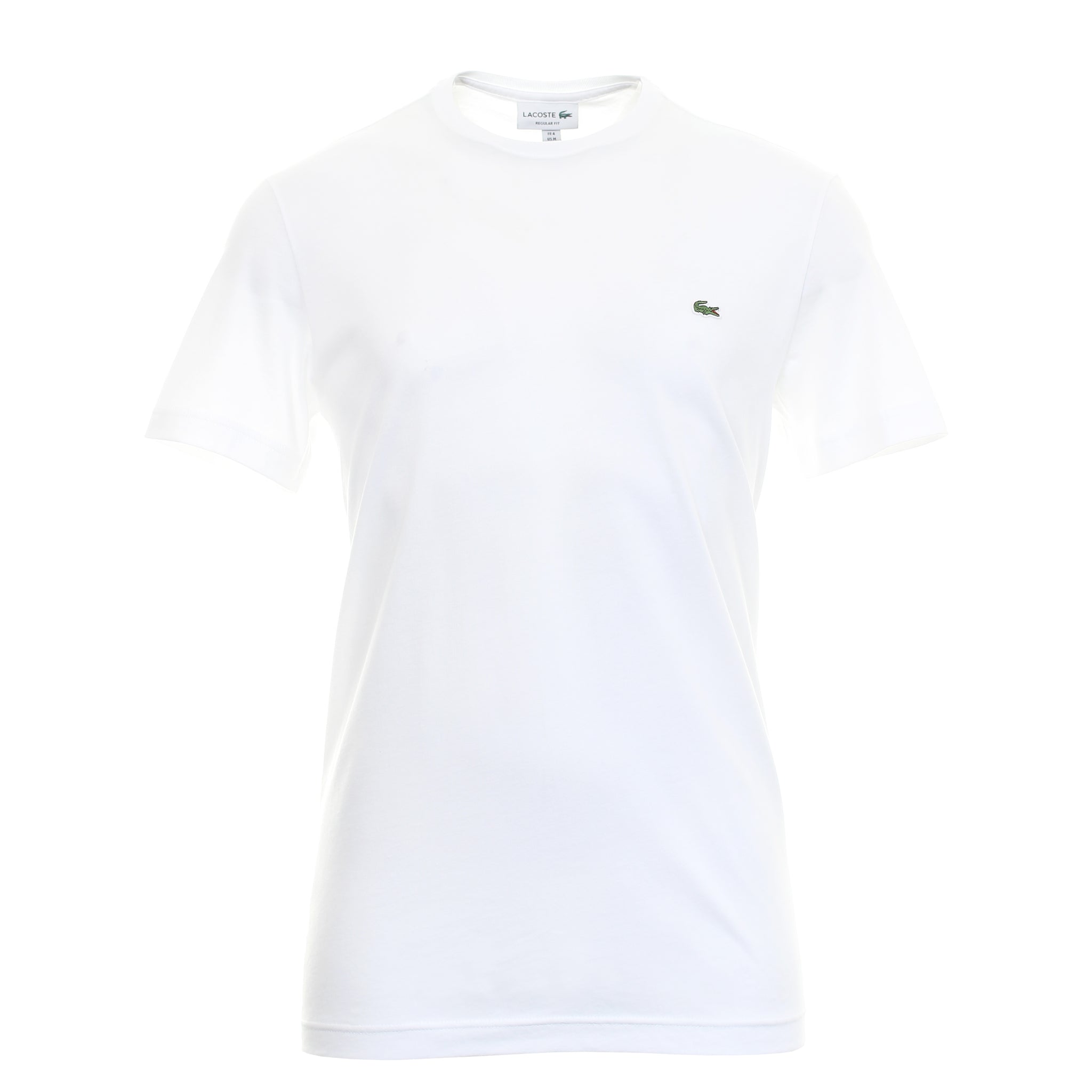 Lacoste Basic Cotton Tee Shirt TH2038 White 001 | Function18 | Restrictedgs