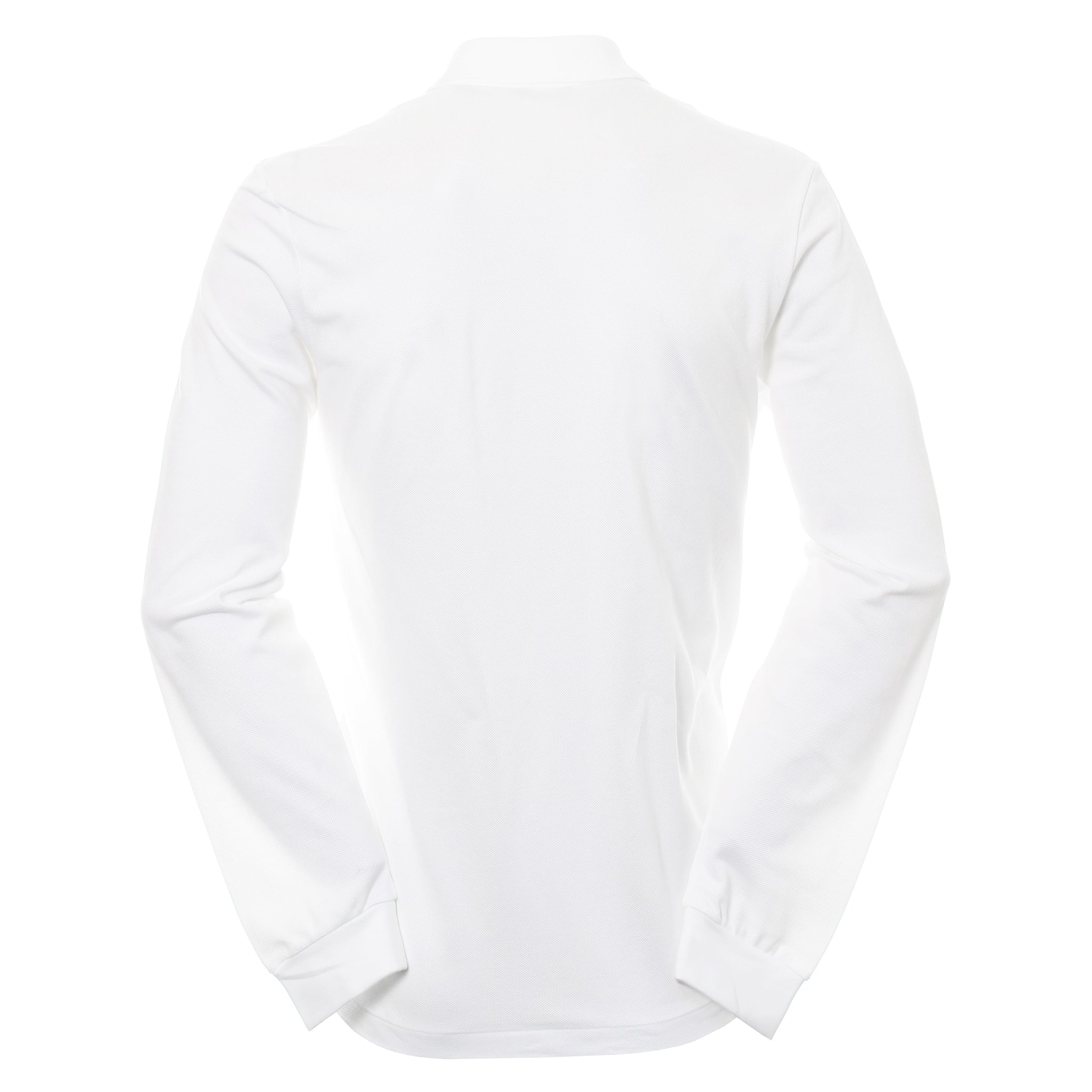 Lacoste Classic LS Pique Polo Shirt White 001