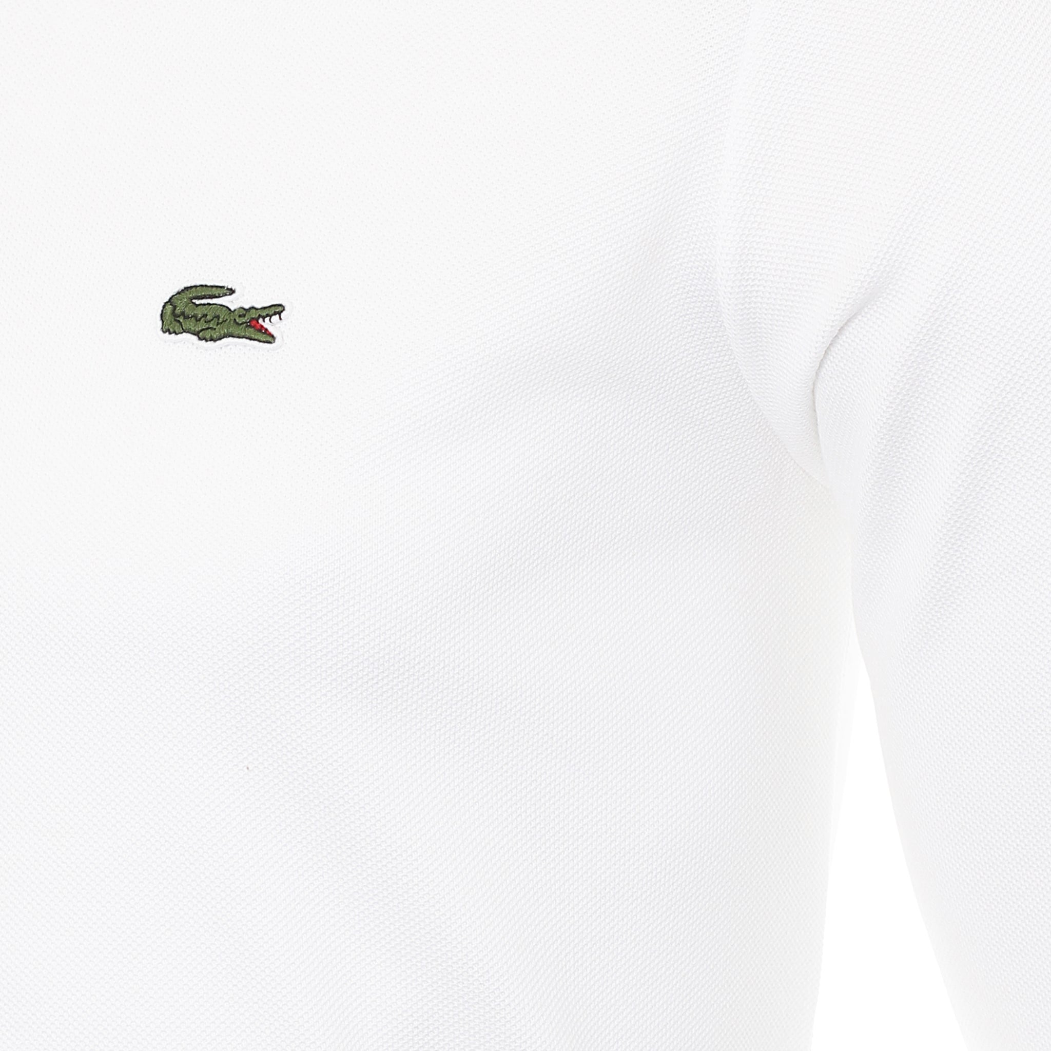 Lacoste Classic LS Pique Polo Shirt White 001