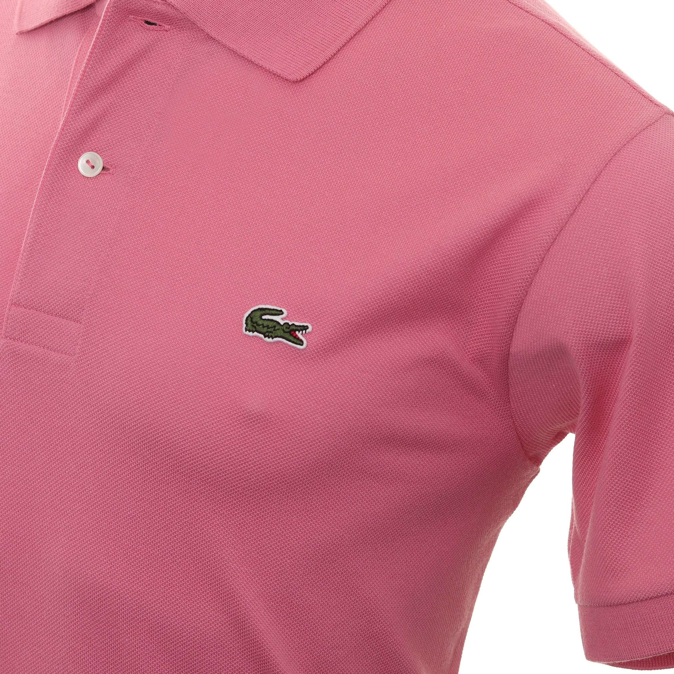 Lacoste Classic Pique Polo Shirt L1212 Reseda Pink 2R3 | Function18 |  Restrictedgs