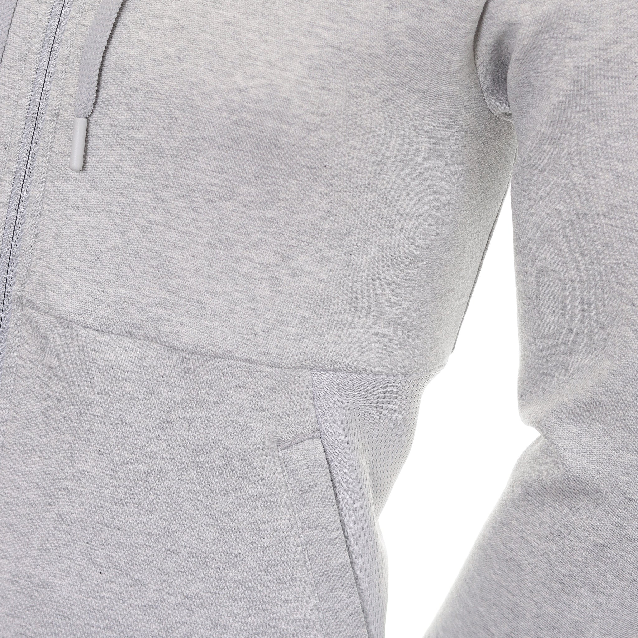 Mesh panel hoodie sale