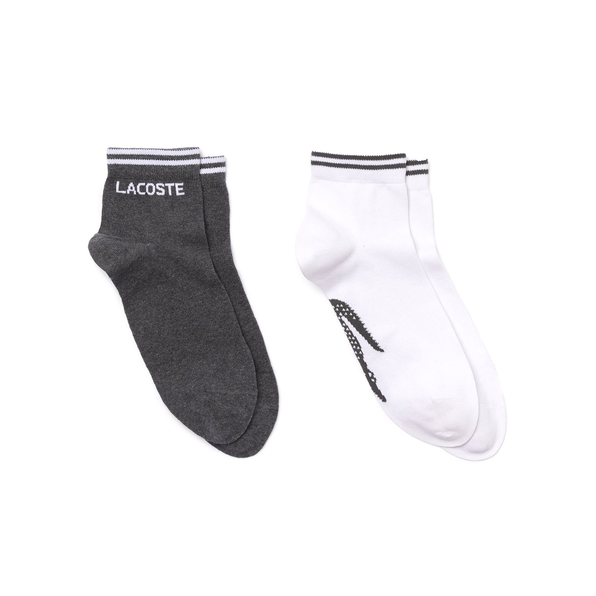 Lacoste 2 Pack Low Cut Socks