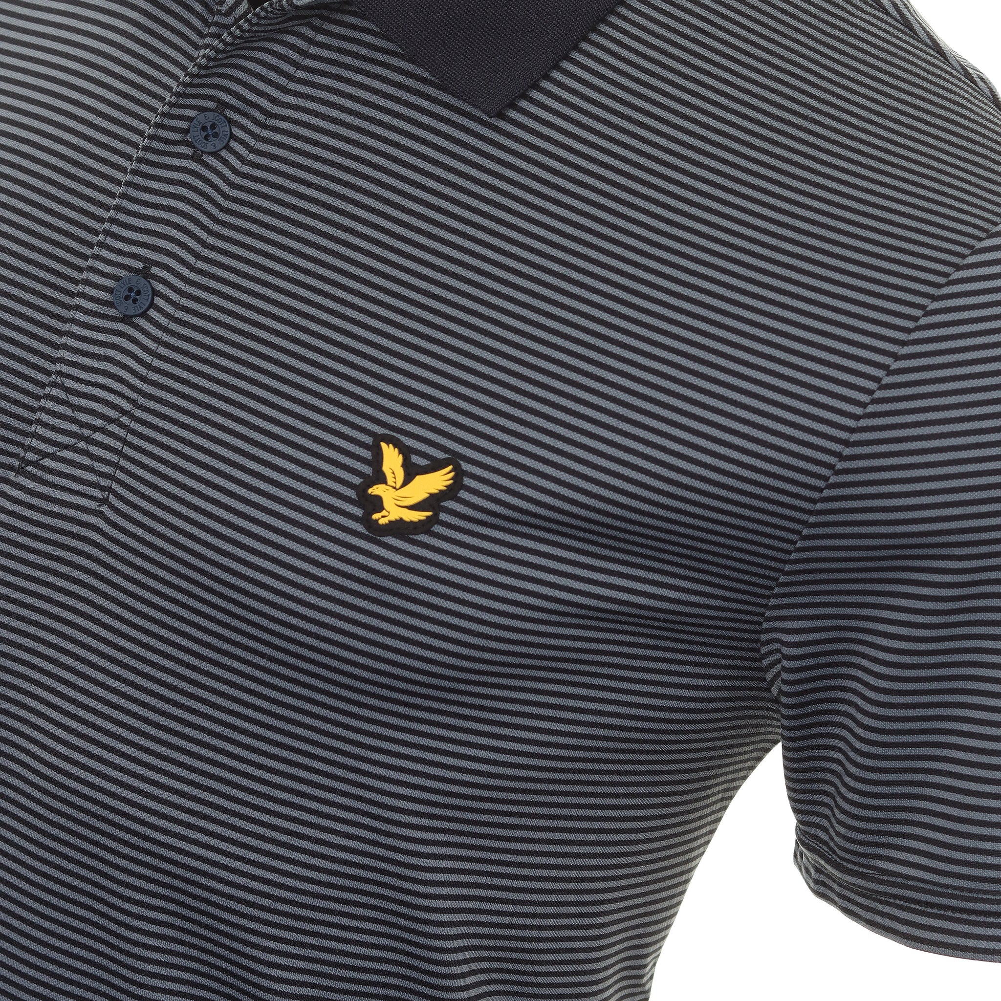 Lyle & Scott Golf Microstripe Polo Shirt