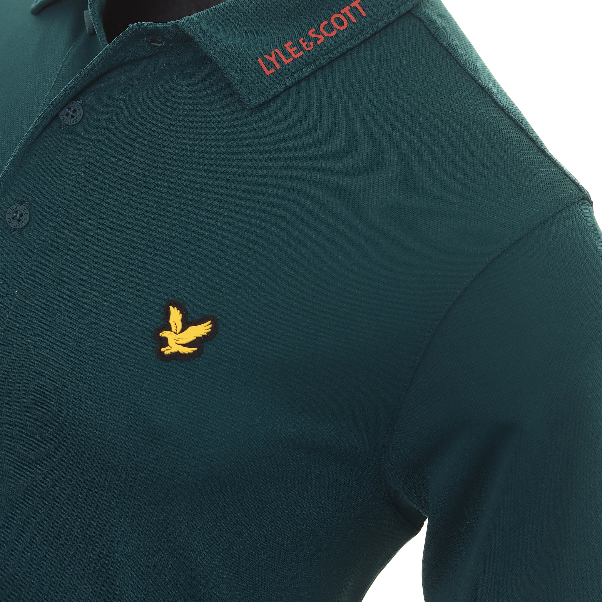 Lyle & Scott Golf Tech Collar Logo Shirt