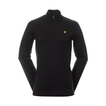 Lyle & Scott Golf Tech Midlayer Jet Black Z865