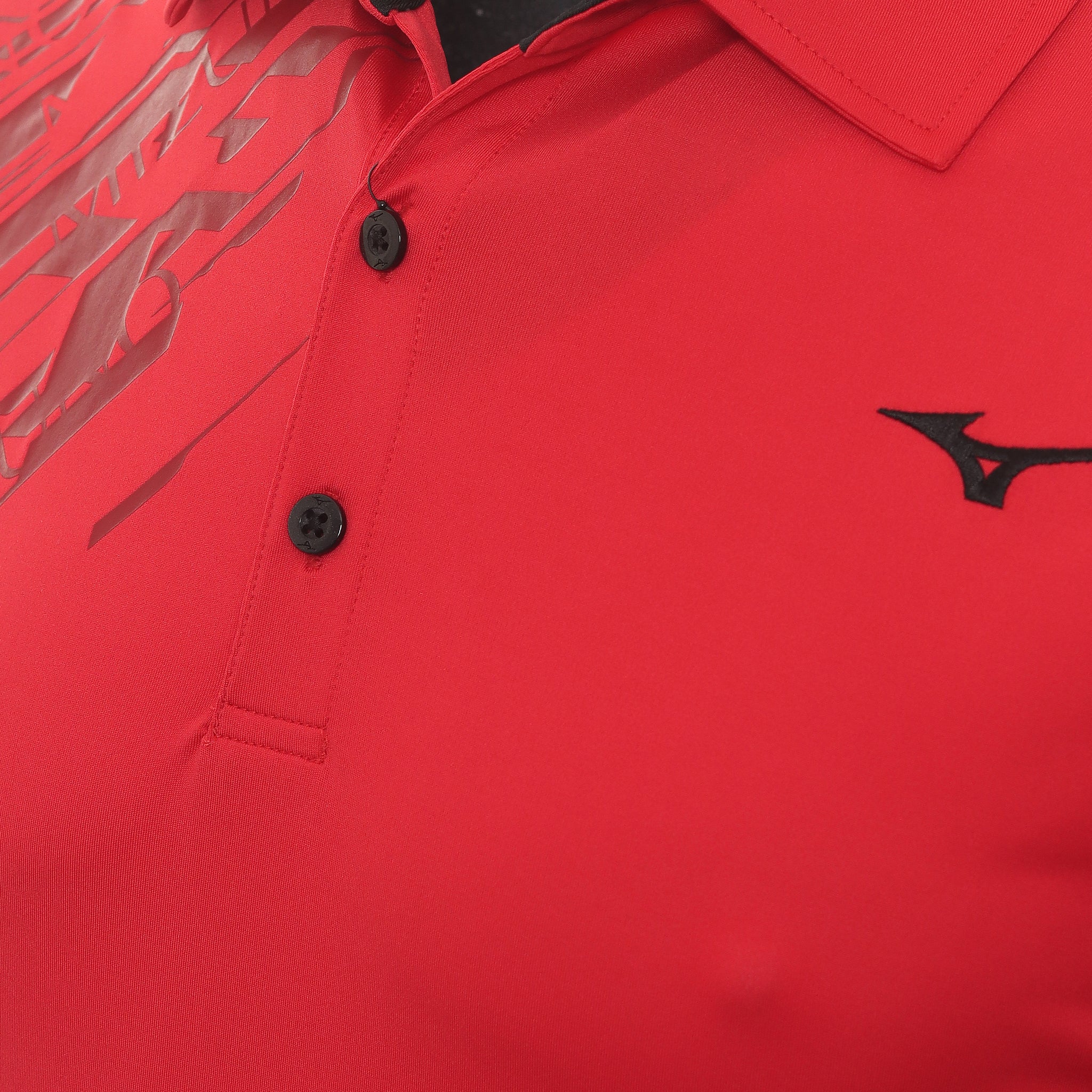 Mizuno Golf Elite Print Shirt 52GAA003 Red 62 & Function18 Restrictedgs
