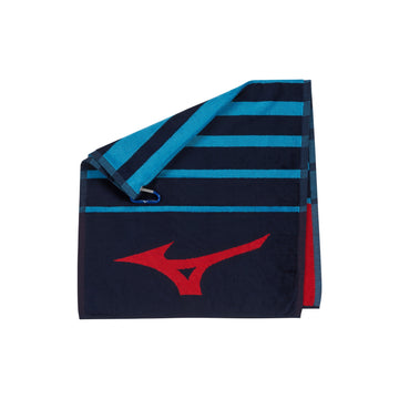 Mizuno Golf RB Tour Towel Navy/Red 14