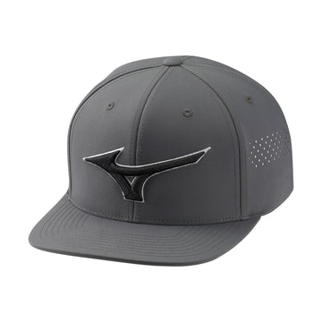 mizuno-golf-tour-flat-snapback-cap-52ff2002p-dark-charcoal-08