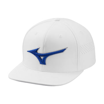 mizuno-golf-tour-flat-snapback-cap-52ff2002p-white-01